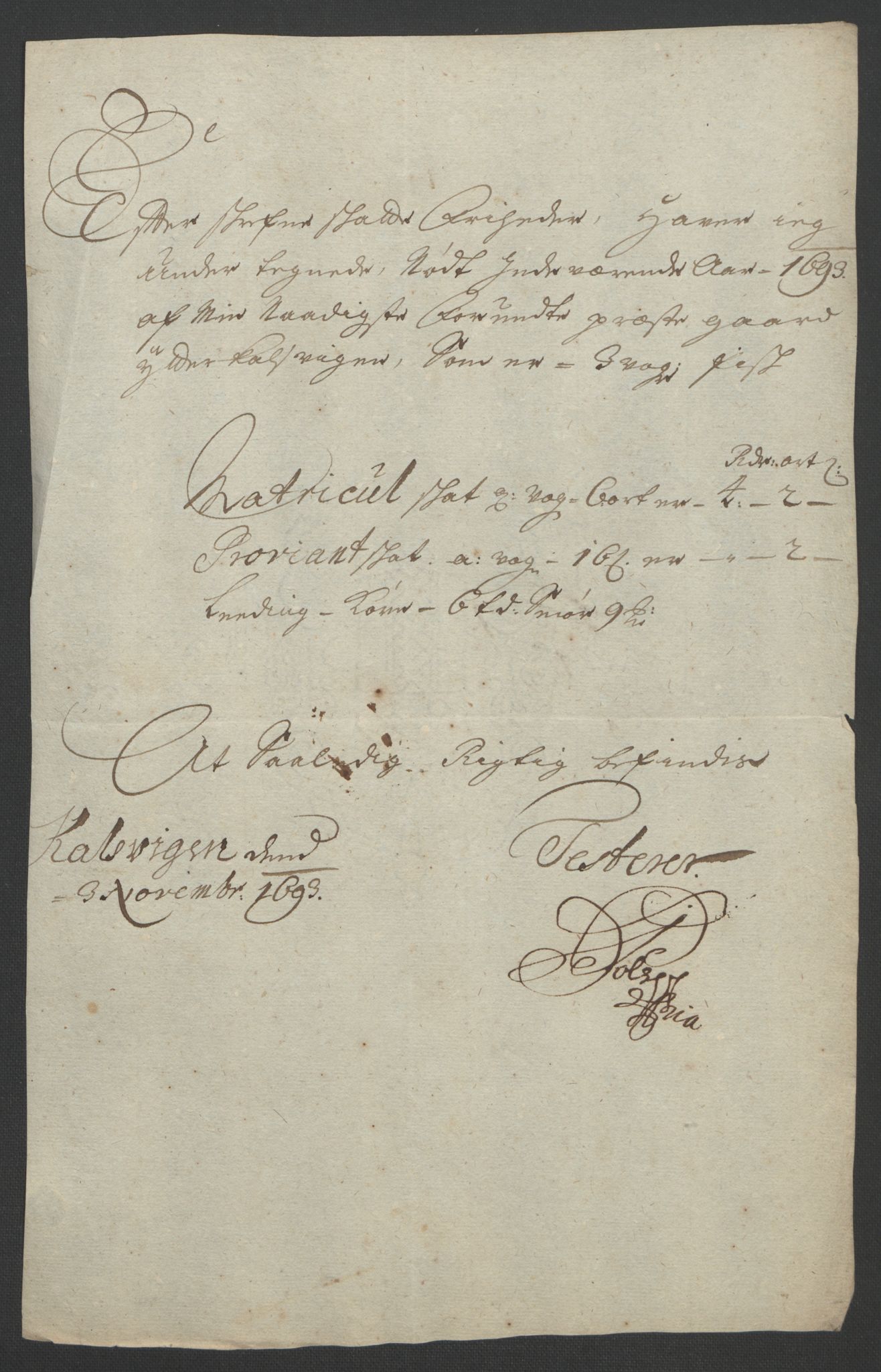 Rentekammeret inntil 1814, Reviderte regnskaper, Fogderegnskap, AV/RA-EA-4092/R55/L3651: Fogderegnskap Romsdal, 1693-1694, s. 143