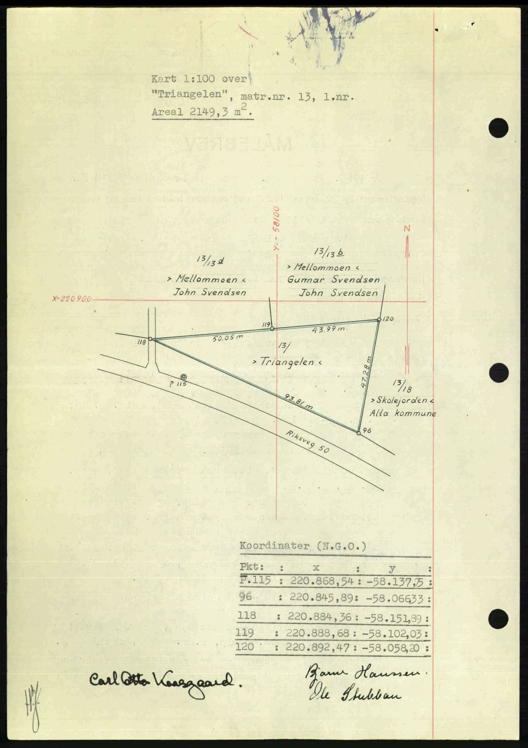 Alta fogderi/sorenskriveri, AV/SATØ-SATØ-5/1/K/Kd/L0037pantebok: Pantebok nr. 39-40, 1948-1949, Dagboknr: 403/1949