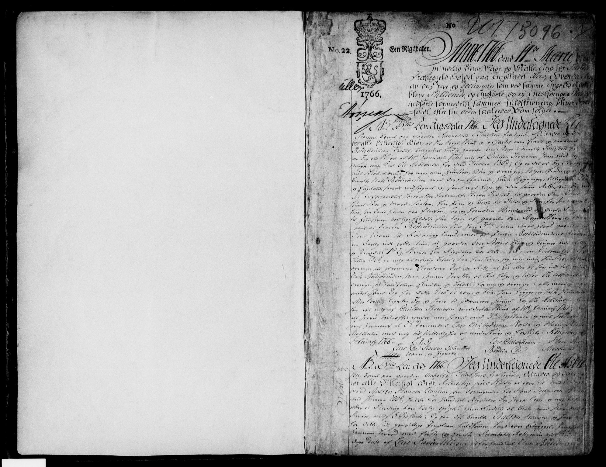 Numedal og Sandsvær sorenskriveri, SAKO/A-128/G/Ga/Gaa/L0005: Pantebok nr. I 5, 1766-1777, s. 1