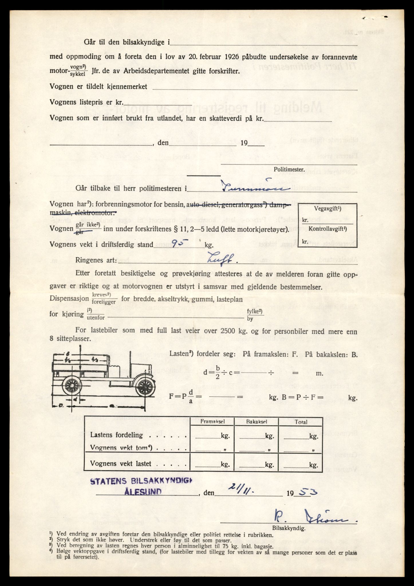 Møre og Romsdal vegkontor - Ålesund trafikkstasjon, AV/SAT-A-4099/F/Fe/L0037: Registreringskort for kjøretøy T 13031 - T 13179, 1927-1998, s. 504