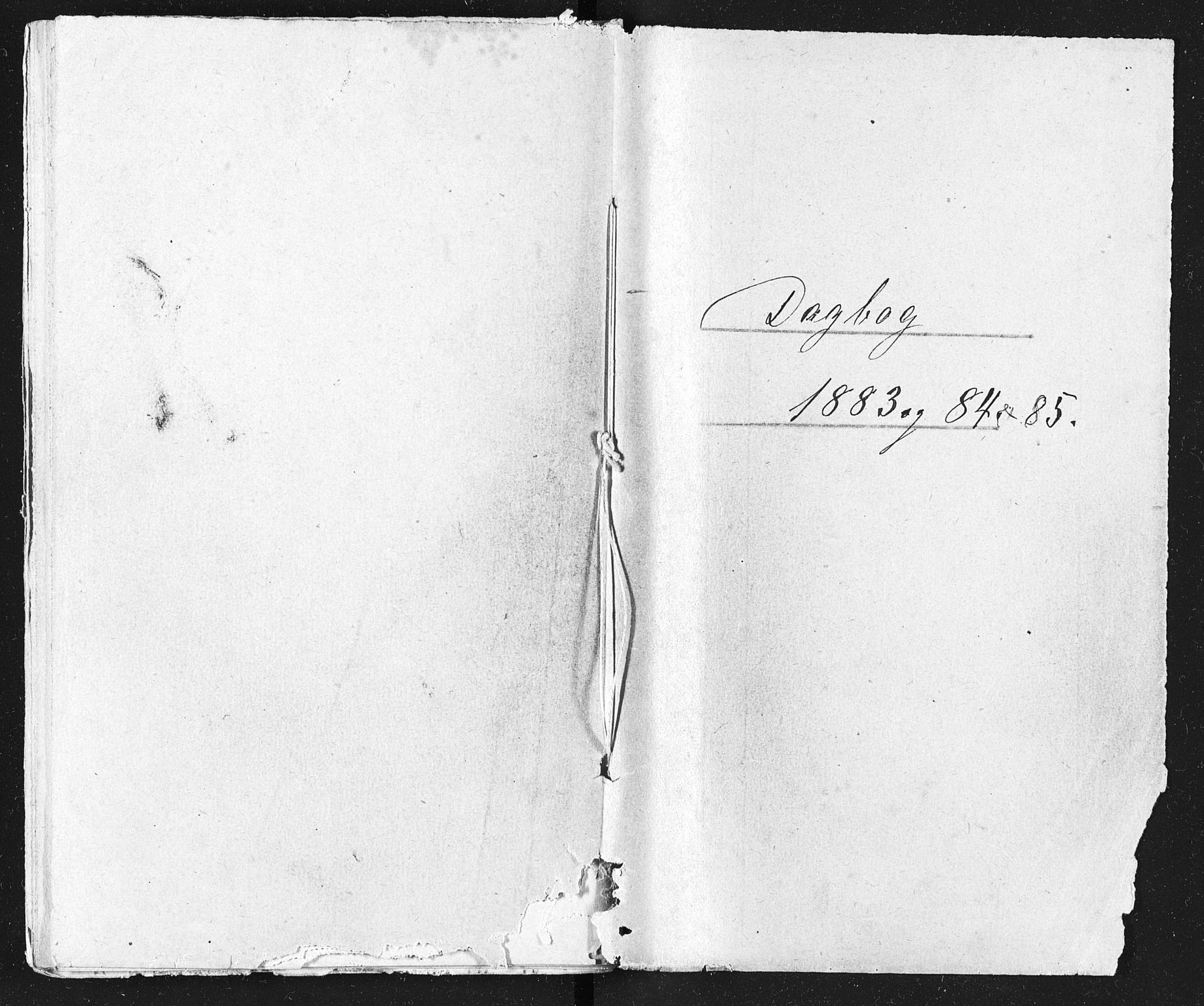 Familien Aalls privatarkiv , NESJ/NJM-005/E-00003/L0001/0003/0014: Dag- og notatbøker / Dølner dagbokpakke 001, 1883-1885