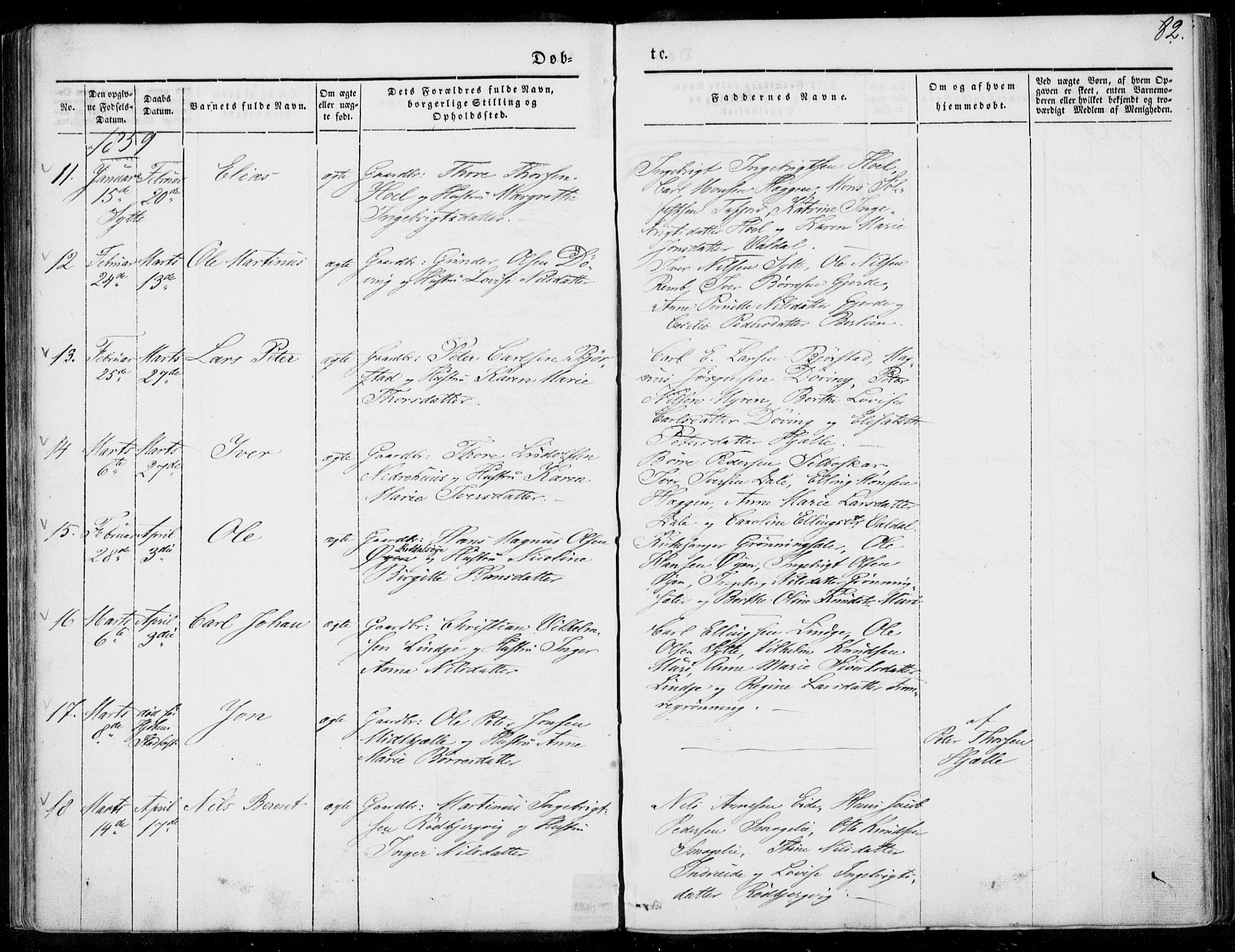 Ministerialprotokoller, klokkerbøker og fødselsregistre - Møre og Romsdal, AV/SAT-A-1454/519/L0249: Ministerialbok nr. 519A08, 1846-1868, s. 82