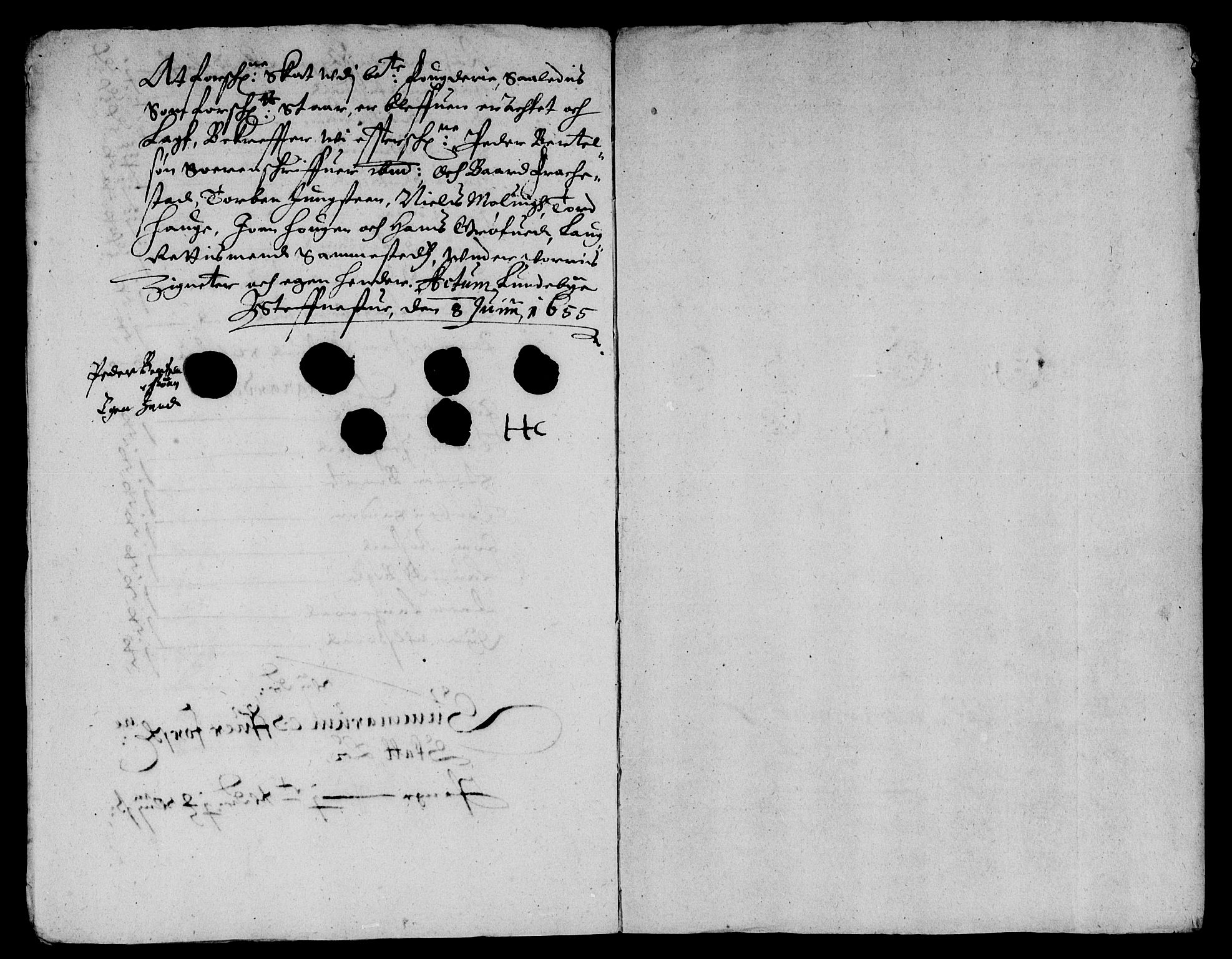 Rentekammeret inntil 1814, Reviderte regnskaper, Lensregnskaper, AV/RA-EA-5023/R/Rb/Rba/L0230: Akershus len, 1655-1656