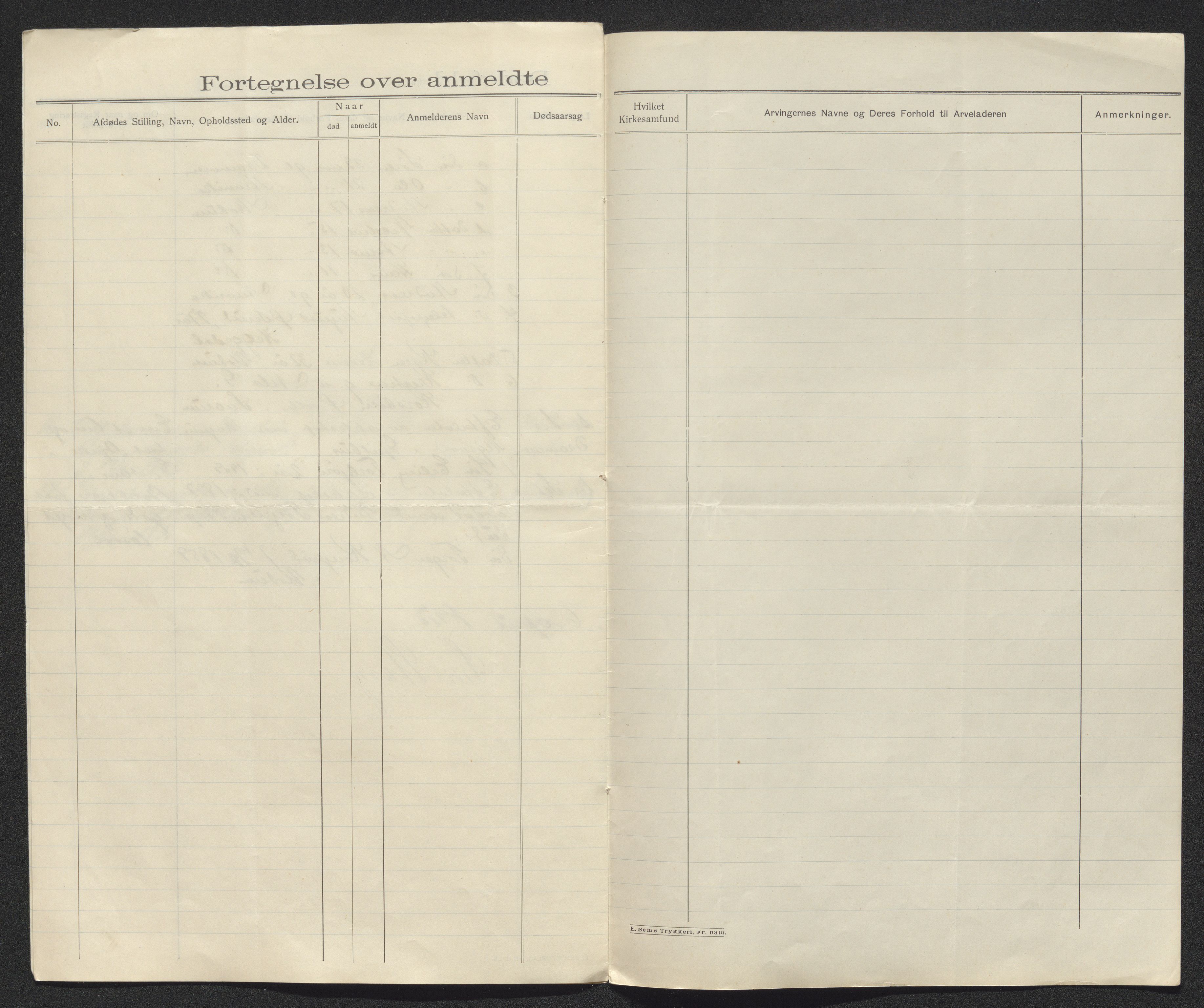 Eiker, Modum og Sigdal sorenskriveri, AV/SAKO-A-123/H/Ha/Hab/L0033: Dødsfallsmeldinger, 1909-1910, s. 478