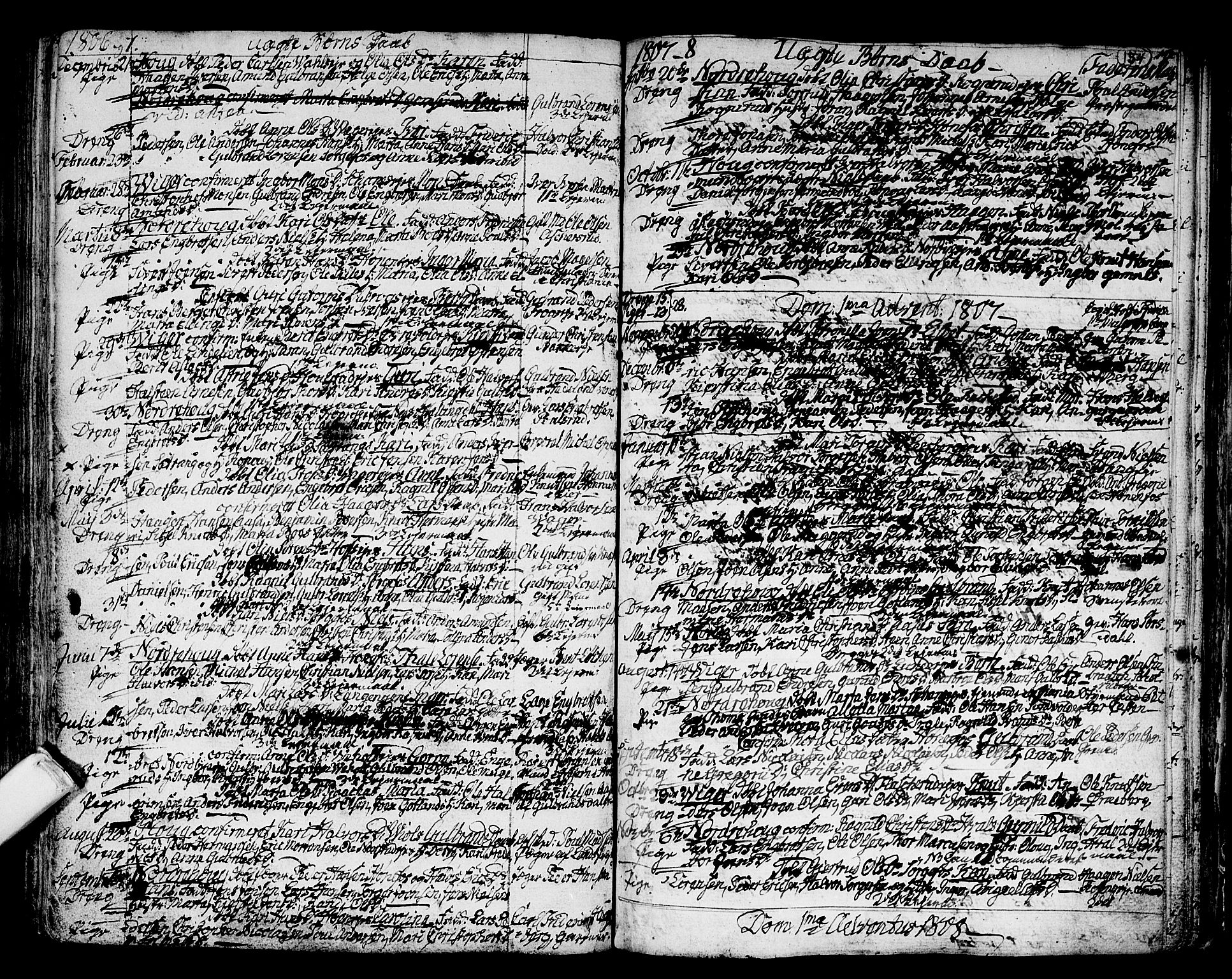 Norderhov kirkebøker, SAKO/A-237/F/Fa/L0006: Ministerialbok nr. 6, 1789-1811, s. 154