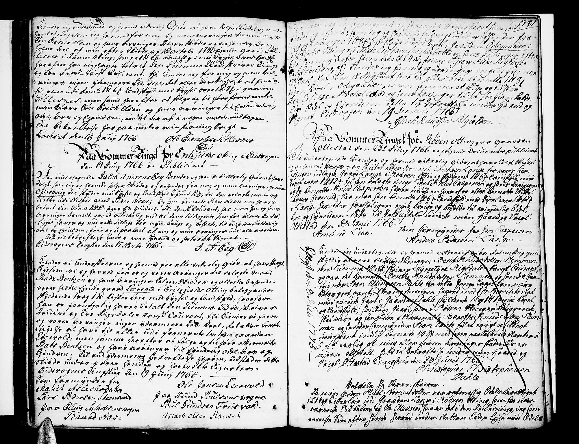 Romsdal sorenskriveri, SAT/A-4149/1/2/2C/L0003: Pantebok nr. 3, 1747-1767, s. 321