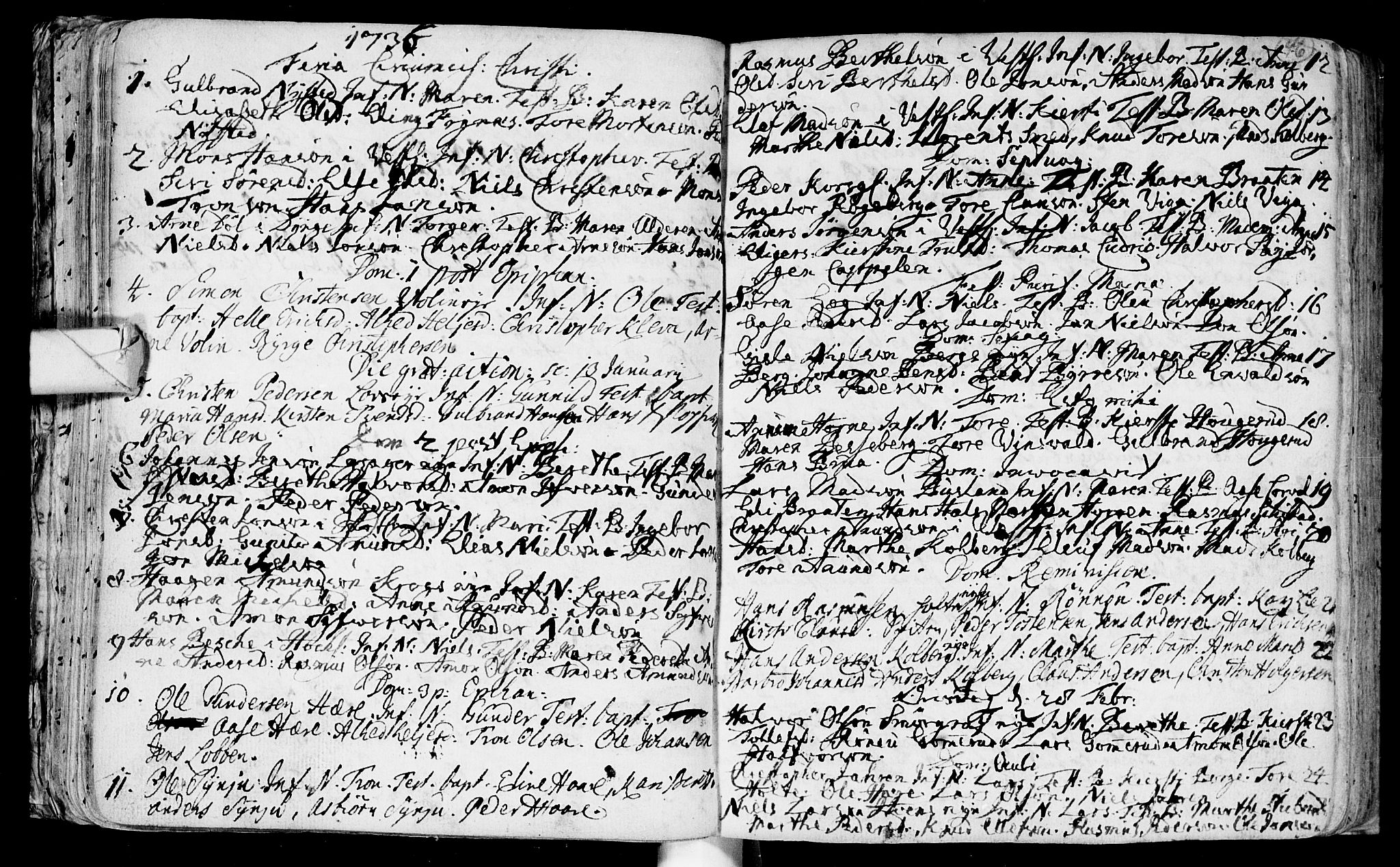 Eiker kirkebøker, SAKO/A-4/F/Fa/L0003: Ministerialbok nr. I 3, 1724-1753, s. 46