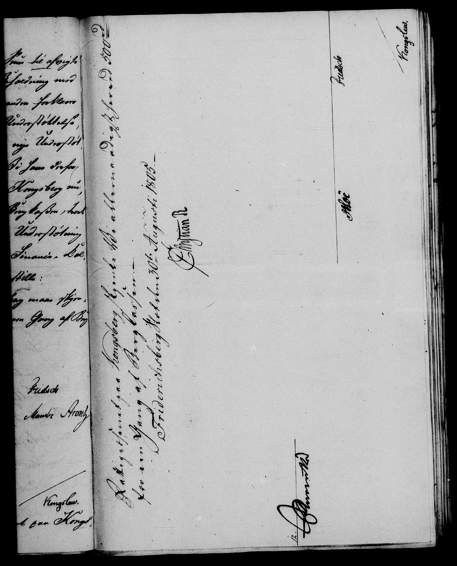 Rentekammeret, Renteskriverkontorene, AV/RA-EA-3115/M/Mf/Mfb/L0007: Relasjons- og resolusjonsprotokoll med register (merket RK 54.13), 1805-1806