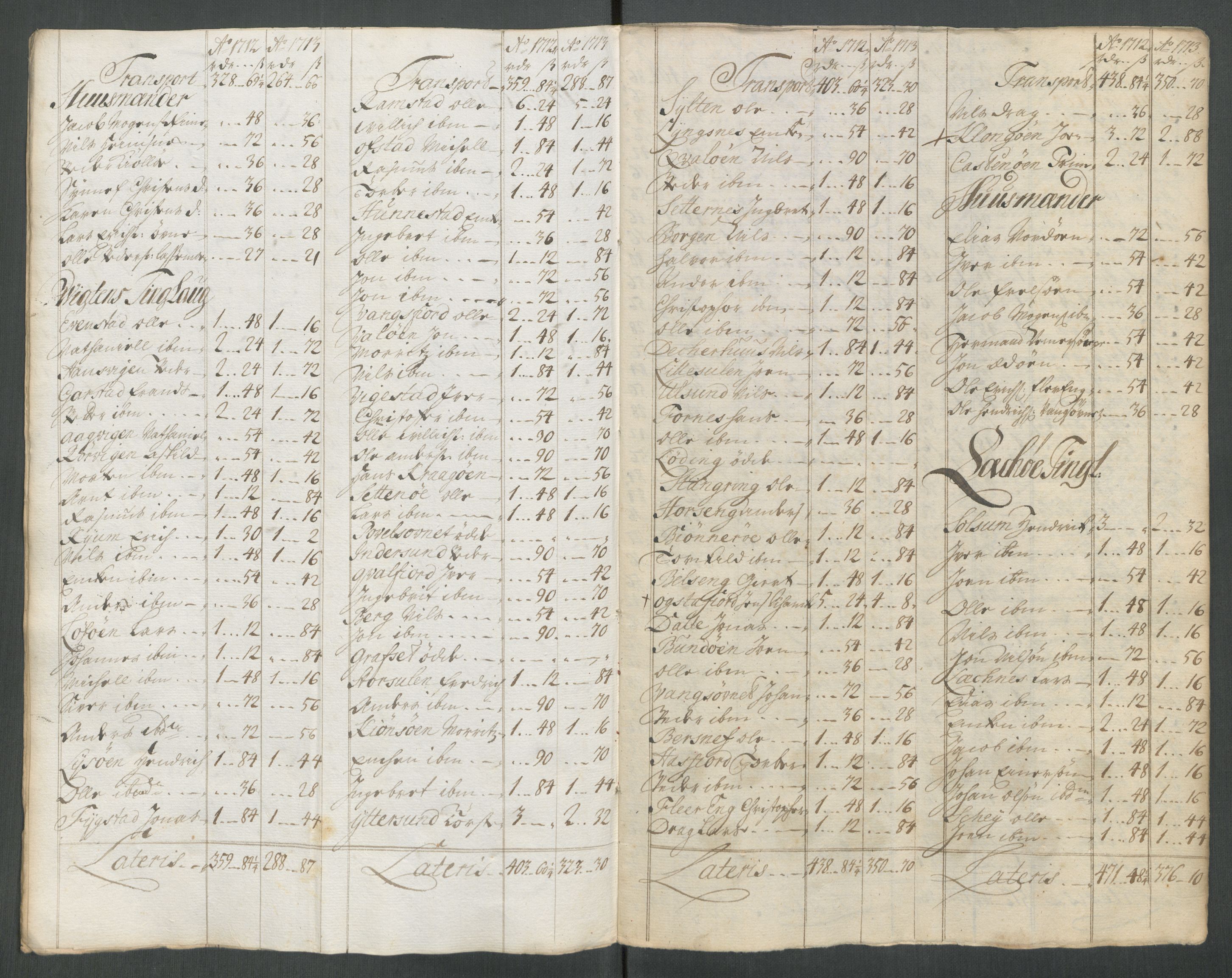 Rentekammeret inntil 1814, Reviderte regnskaper, Fogderegnskap, RA/EA-4092/R64/L4434: Fogderegnskap Namdal, 1713, s. 137