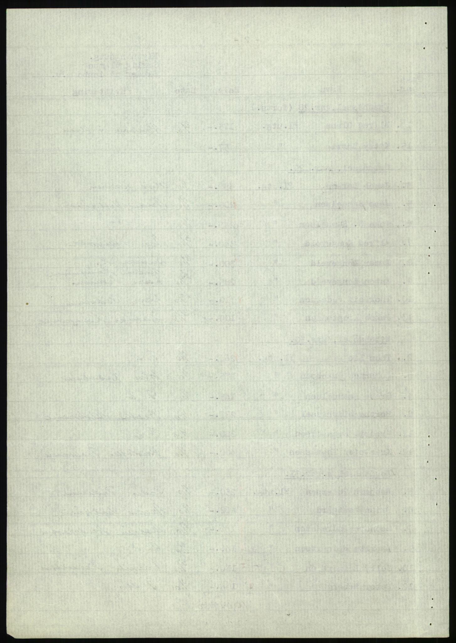 Forsvarsdepartementet, 10. kontor / Oppgjørskontoret, AV/RA-RAFA-1225/D/Db/L0180: Lista oppgjørskontor, 1942-1952, s. 1087