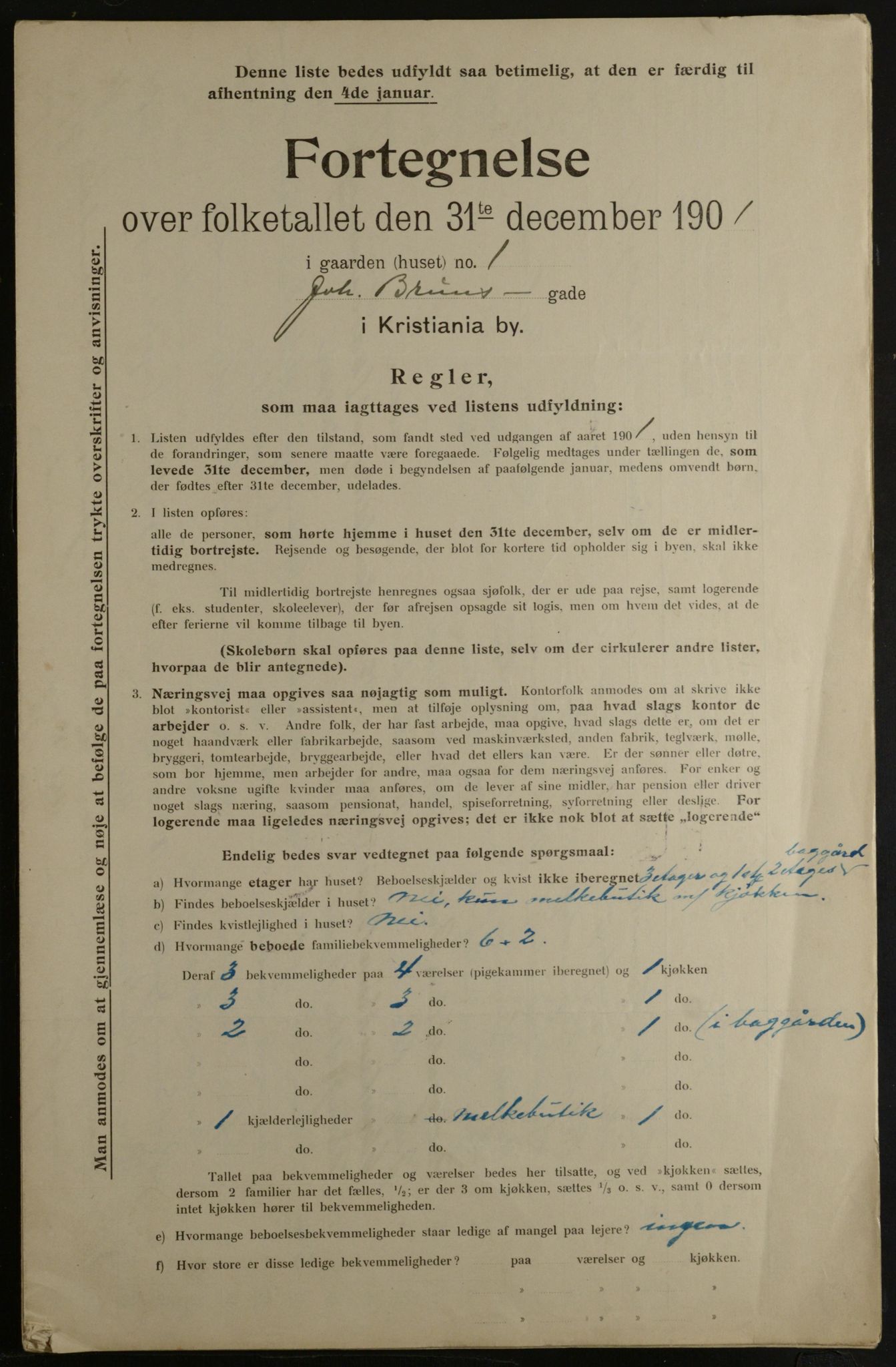 OBA, Kommunal folketelling 31.12.1901 for Kristiania kjøpstad, 1901, s. 7304