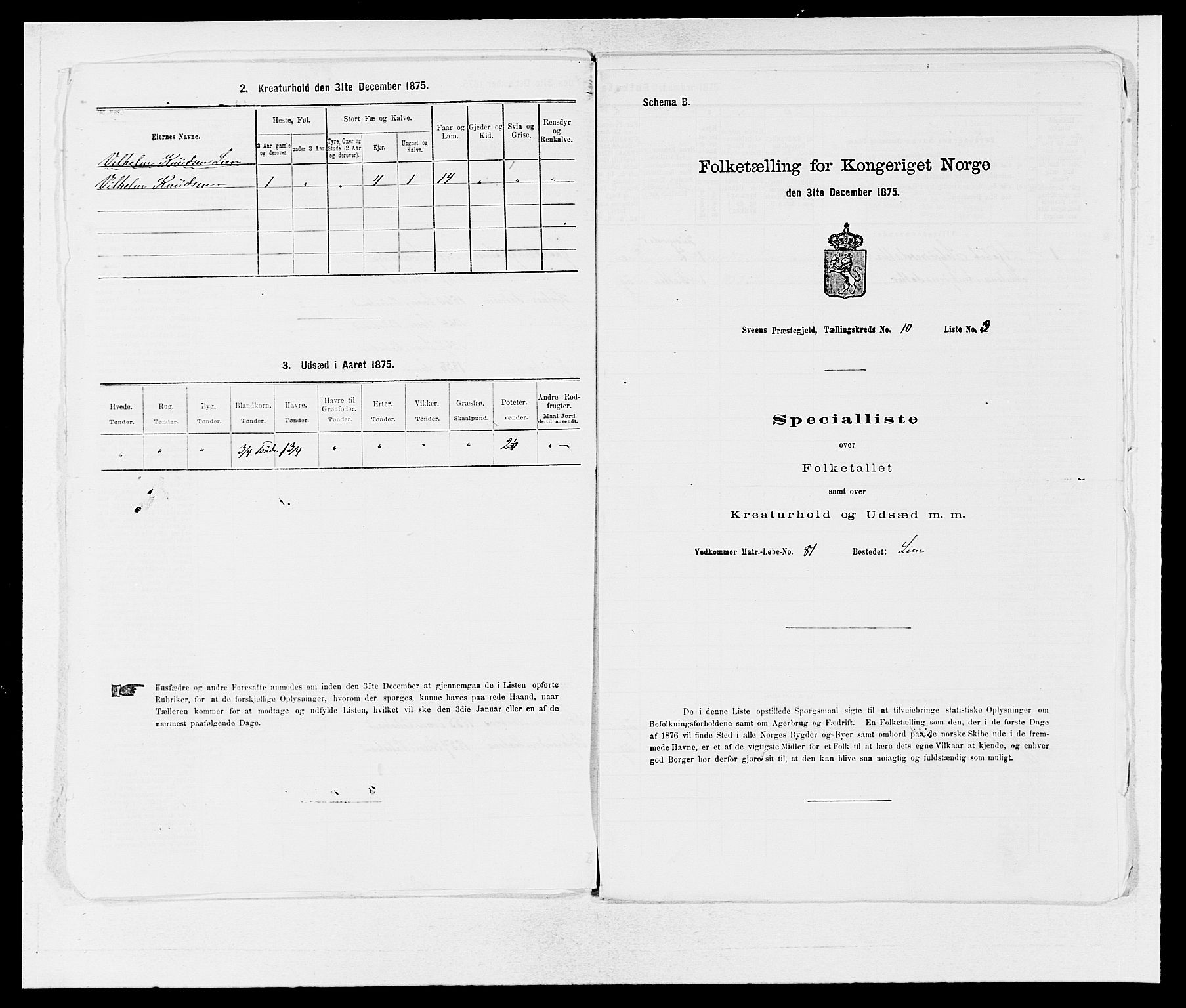 SAB, Folketelling 1875 for 1216P Sveio prestegjeld, 1875, s. 1252