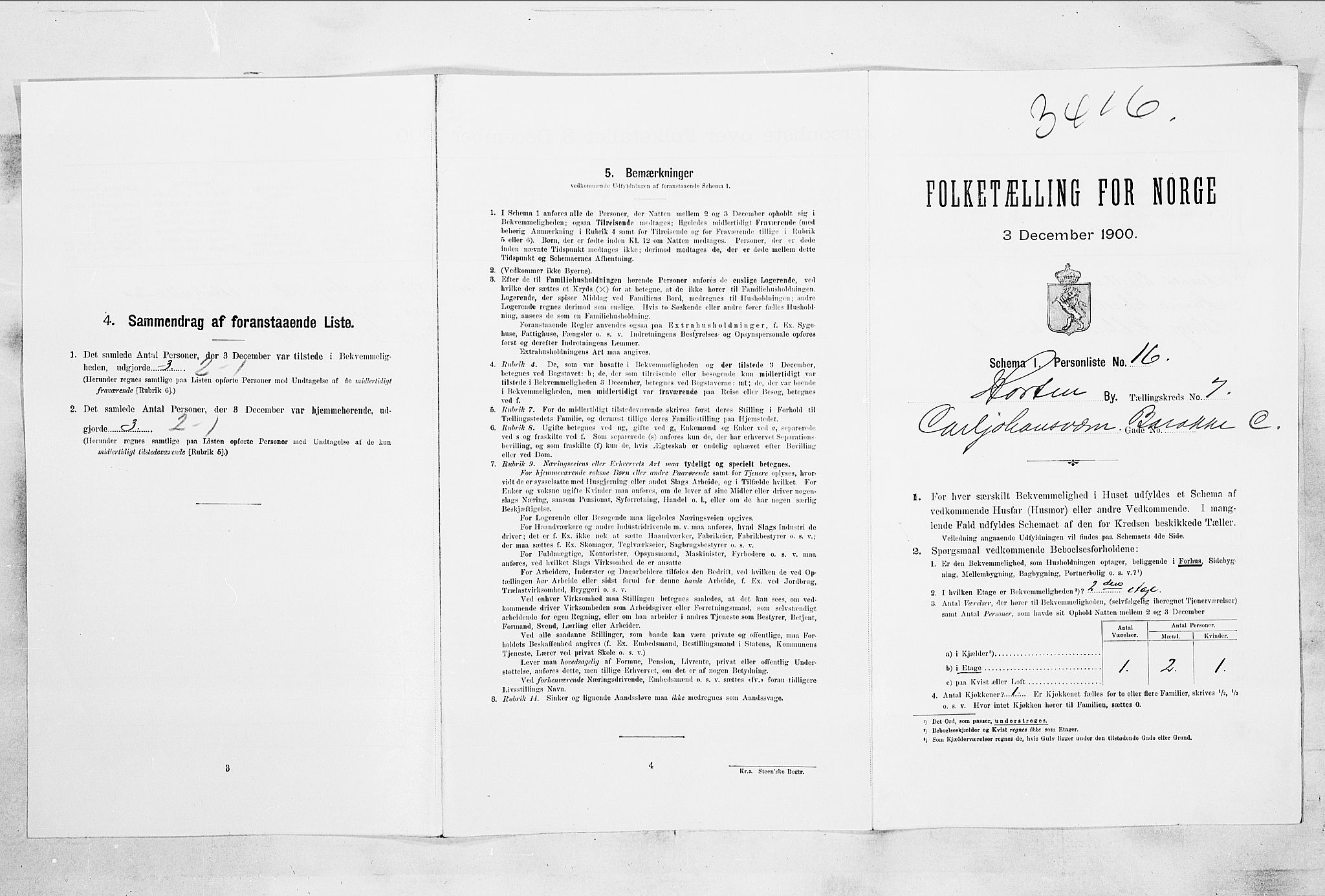 RA, Folketelling 1900 for 0703 Horten ladested, 1900, s. 4847