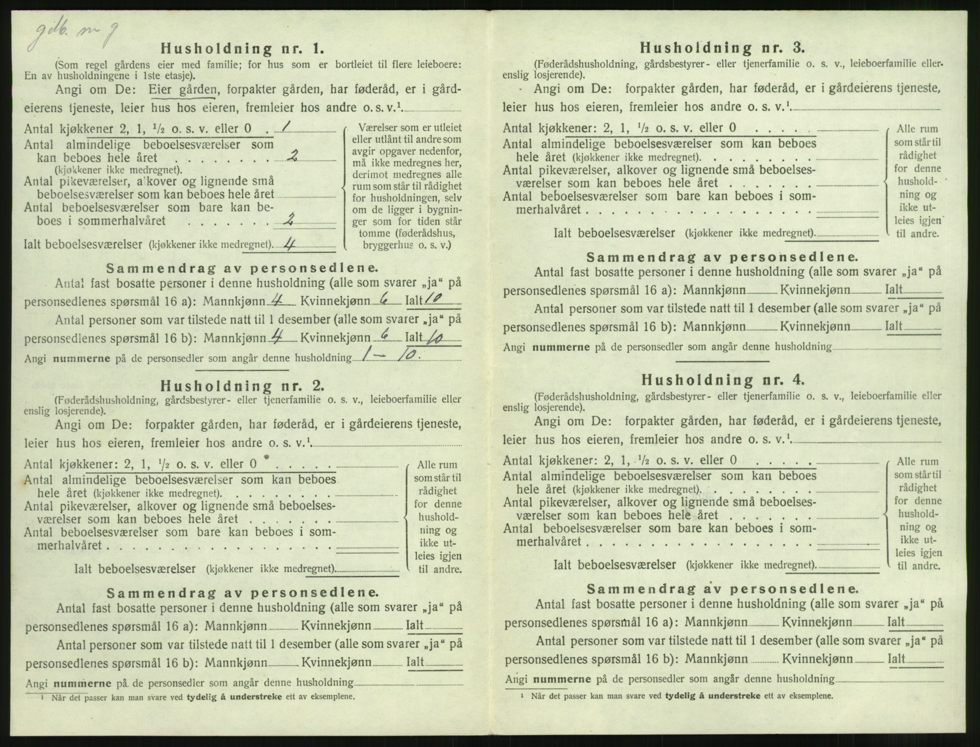 SAST, Folketelling 1920 for 1121 Time herred, 1920, s. 1020