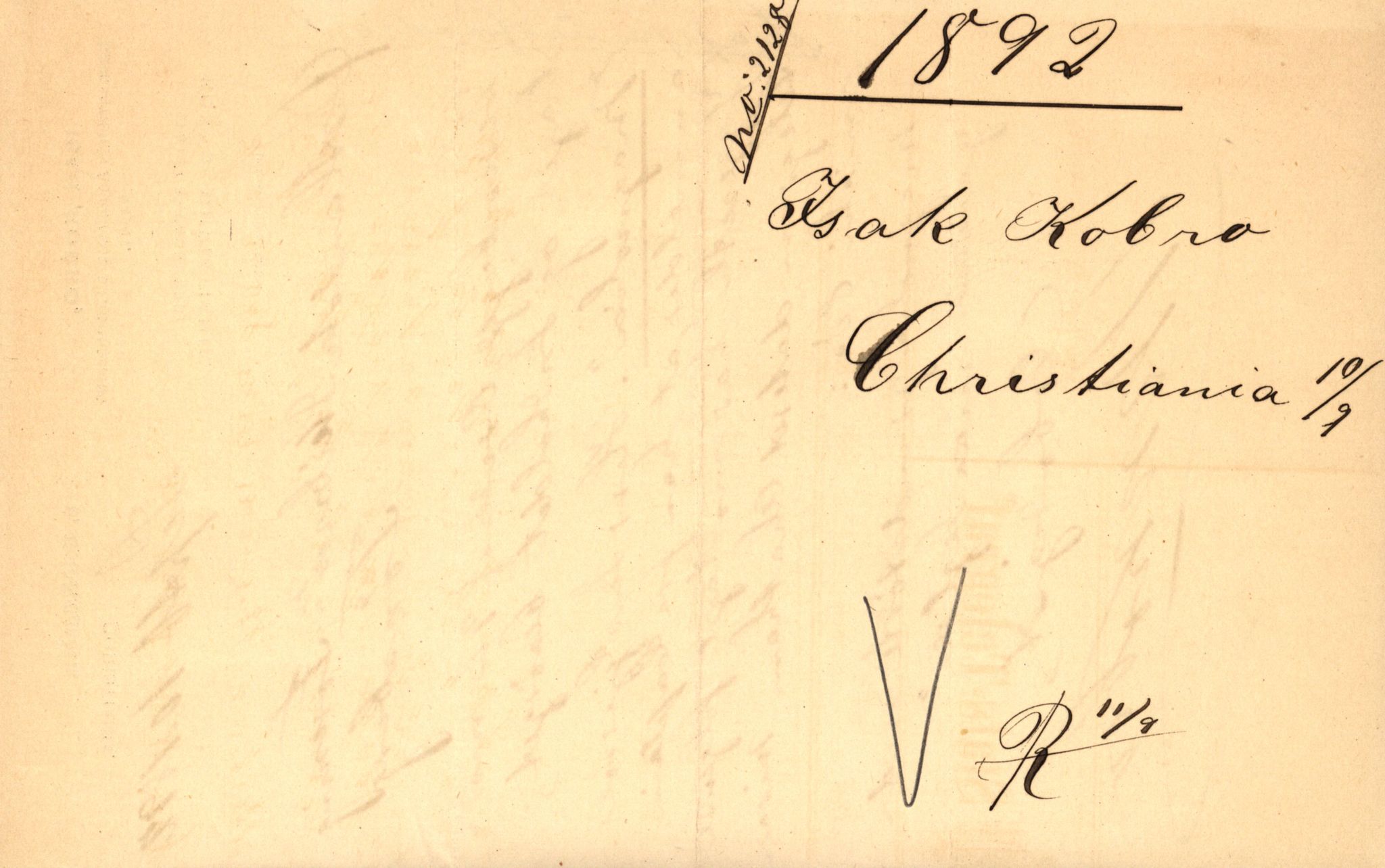 Pa 63 - Østlandske skibsassuranceforening, VEMU/A-1079/G/Ga/L0028/0003: Havaridokumenter / Minerva, Mathilde, Magnolia, Sir John Lawrence, 1892, s. 103