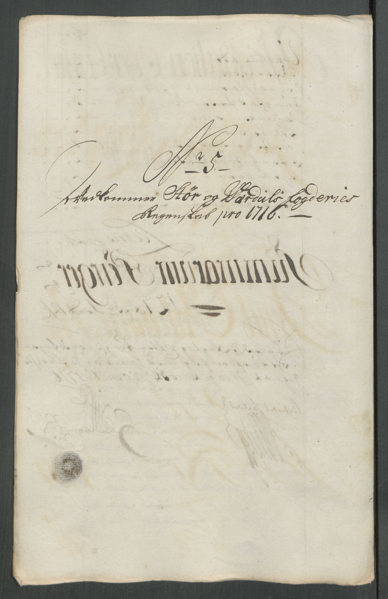 Rentekammeret inntil 1814, Reviderte regnskaper, Fogderegnskap, RA/EA-4092/R62/L4206: Fogderegnskap Stjørdal og Verdal, 1716, s. 118
