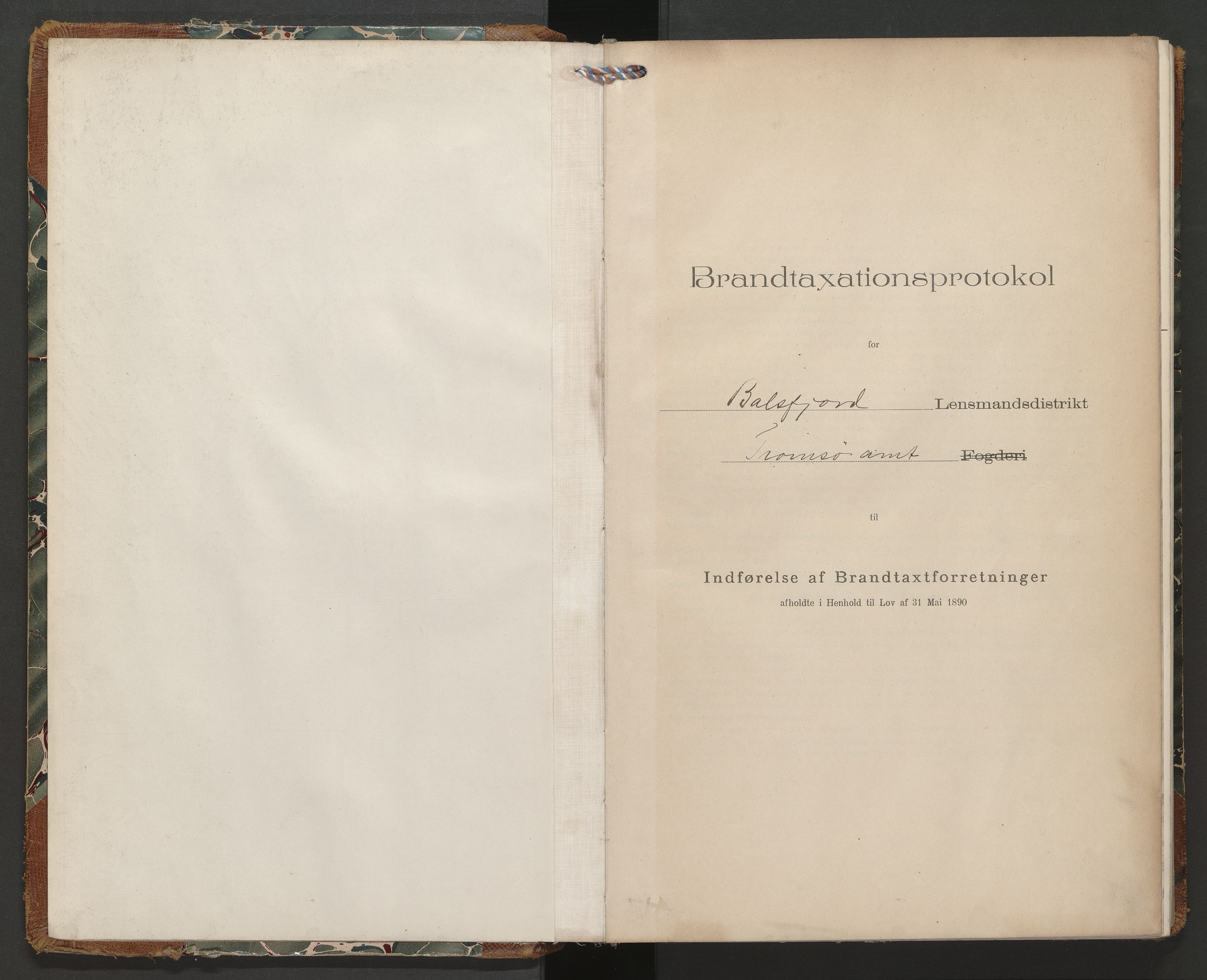 Lensmannen i Balsfjord, AV/SATØ-S-0085/Hf/Hfb/L0176: Branntakstprotokoller 1873-1963. Med register, 1912-1914