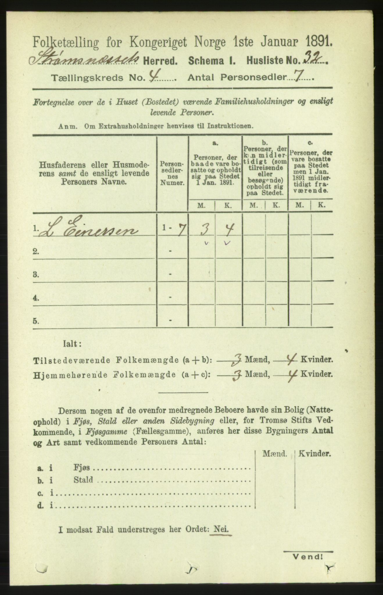 RA, Folketelling 1891 for 1559 Straumsnes herred, 1891, s. 744