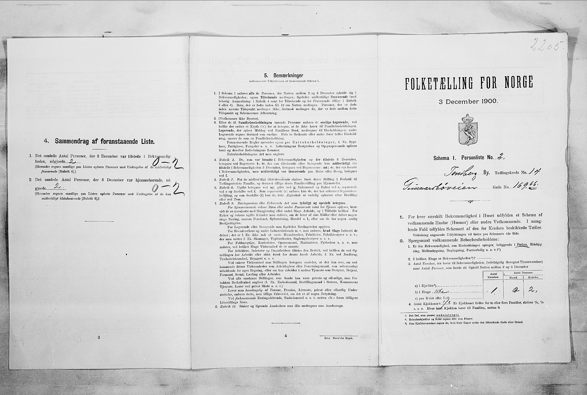 RA, Folketelling 1900 for 0705 Tønsberg kjøpstad, 1900, s. 5395