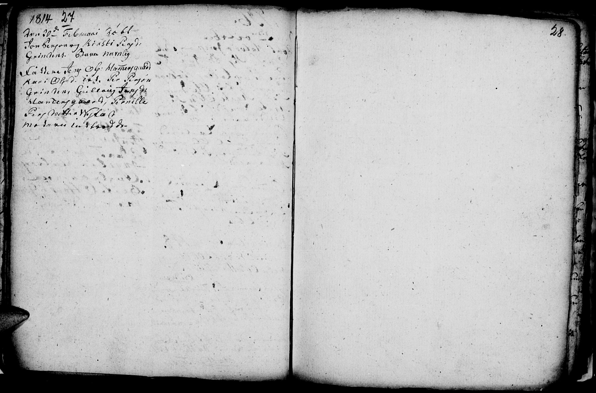 Trysil prestekontor, SAH/PREST-046/H/Ha/Hab/L0001: Klokkerbok nr. 1, 1781-1799, s. 27-28