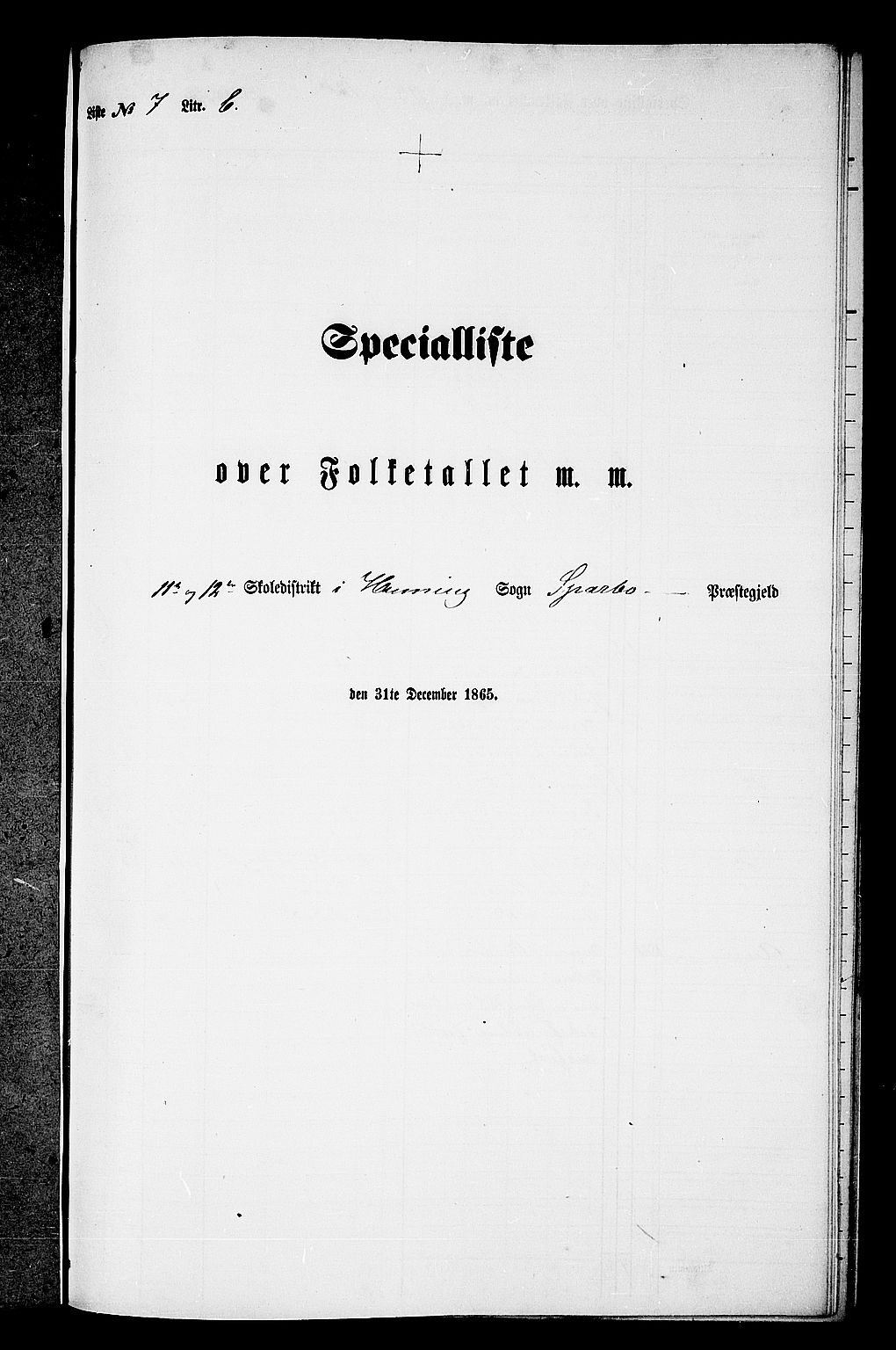 RA, Folketelling 1865 for 1731P Sparbu prestegjeld, 1865, s. 159