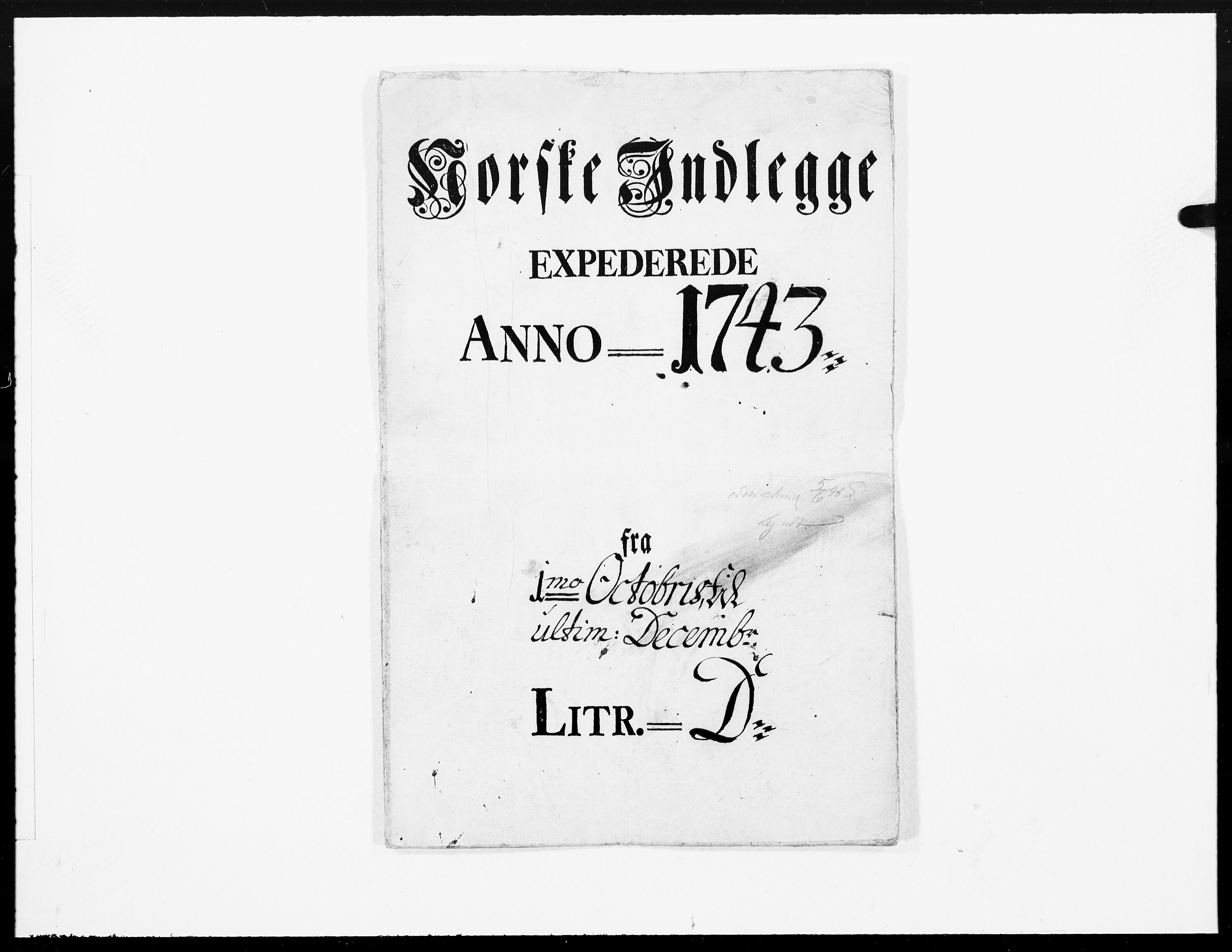 Danske Kanselli 1572-1799, AV/RA-EA-3023/F/Fc/Fcc/Fcca/L0138: Norske innlegg 1572-1799, 1743, s. 164