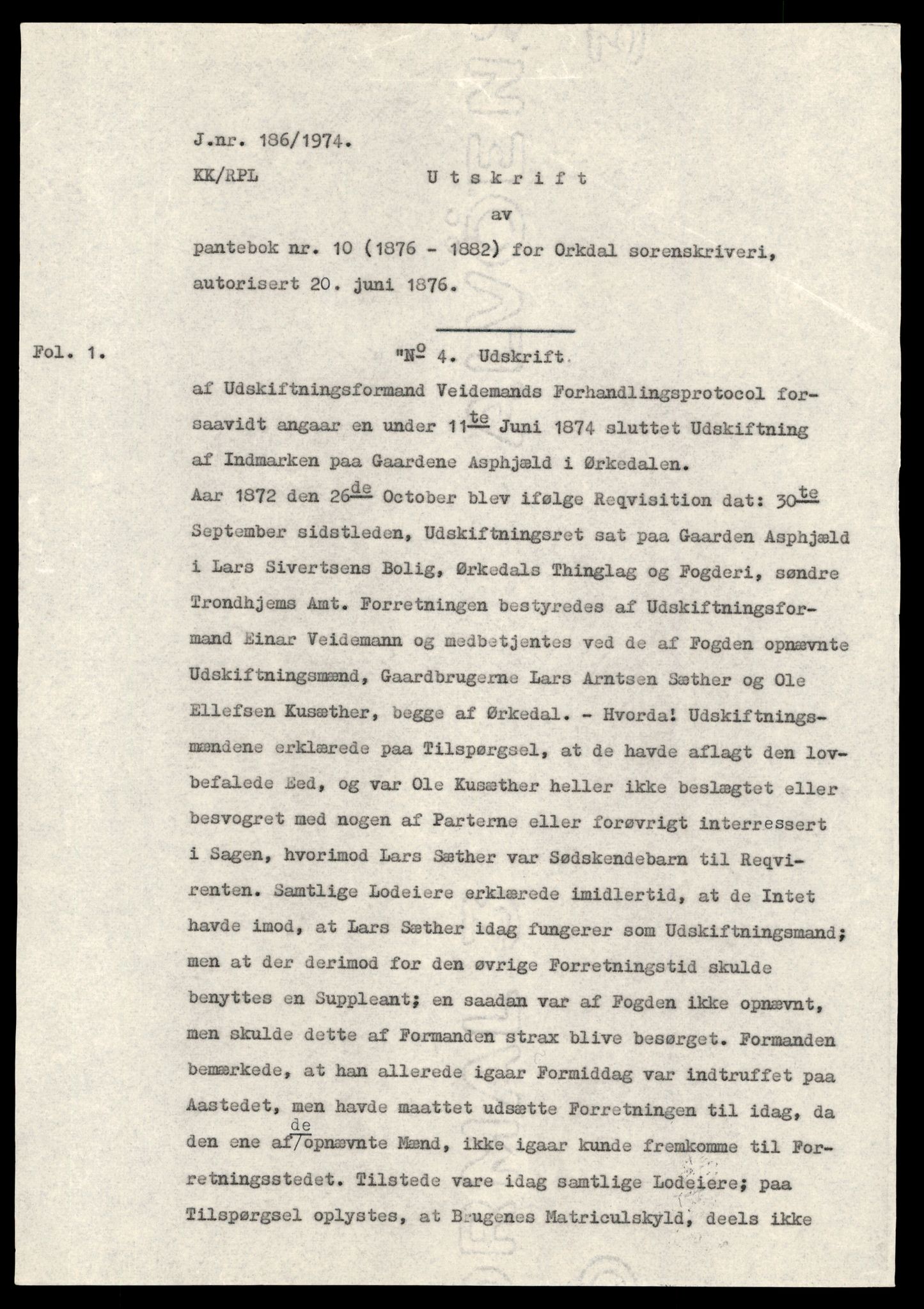 Statsarkivet i Trondheim, SAT/A-4183/J/Jg/L0008: Pantebok 14, 1876-1882