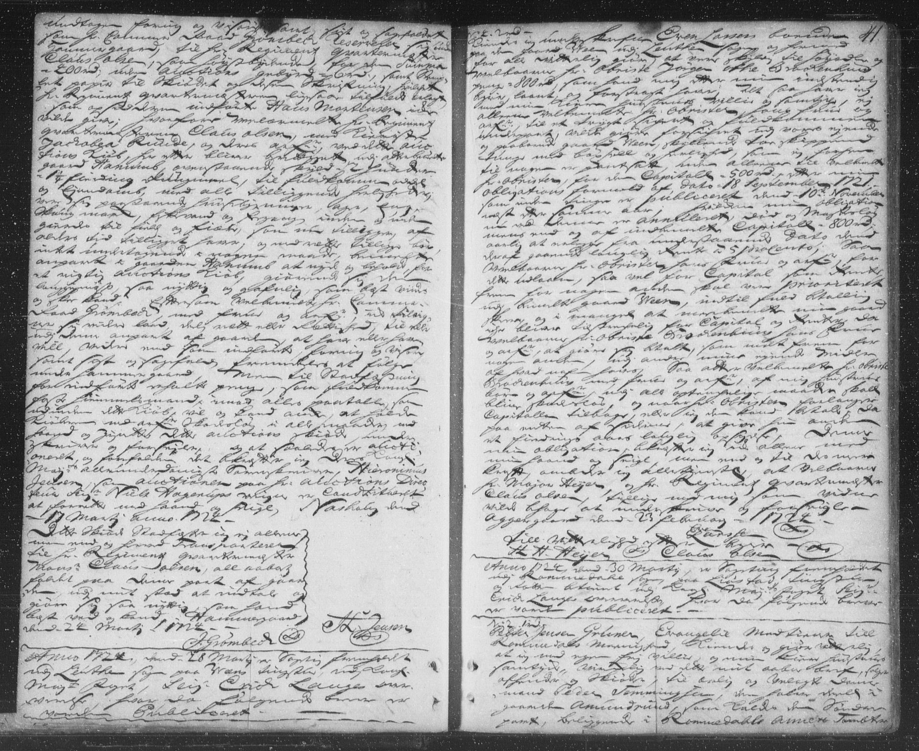 Hedemarken sorenskriveri, SAH/TING-034/H/Hb/L0003: Pantebok nr. 3, 1723-1732, s. 41