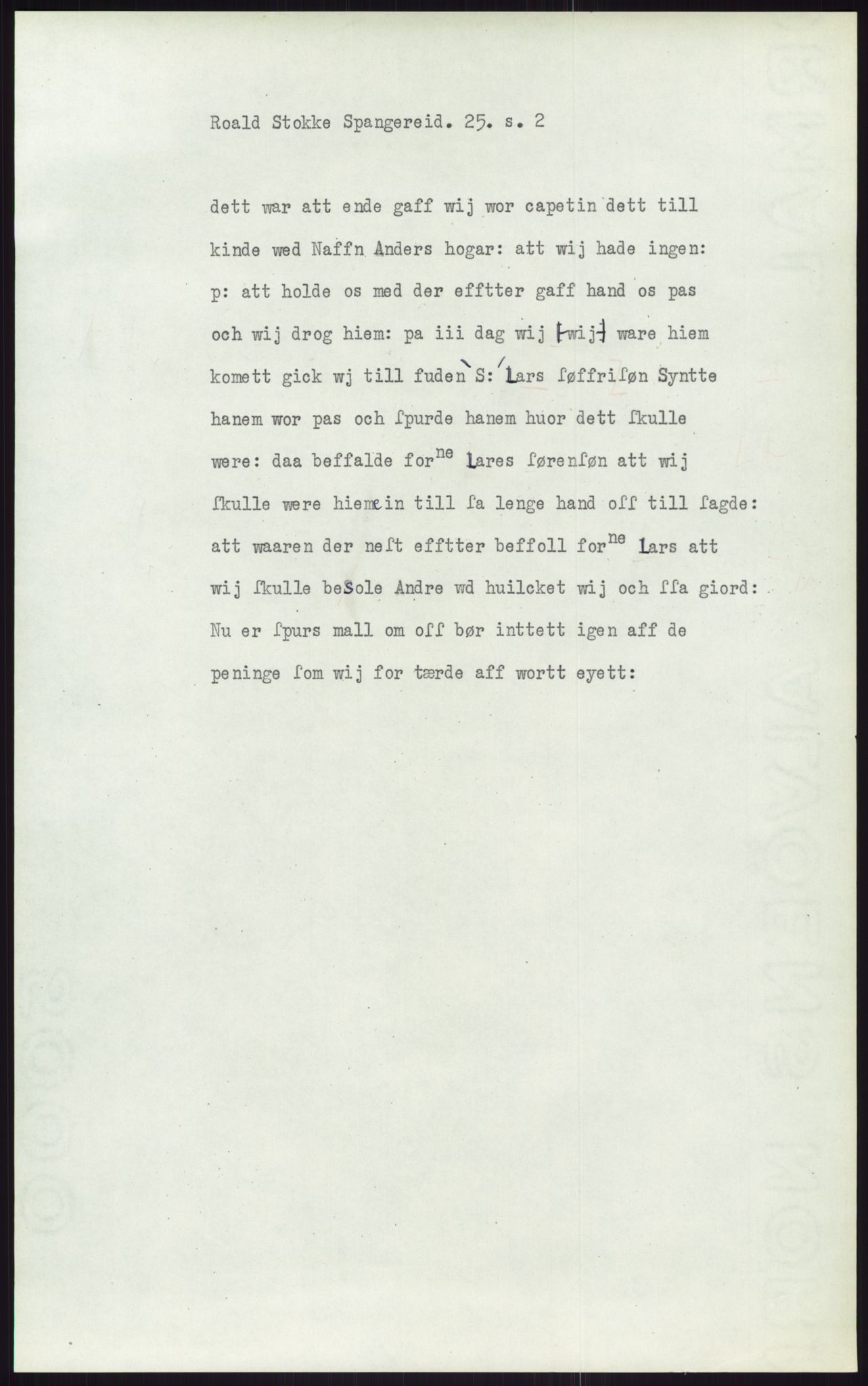 Samlinger til kildeutgivelse, Diplomavskriftsamlingen, AV/RA-EA-4053/H/Ha, s. 3105