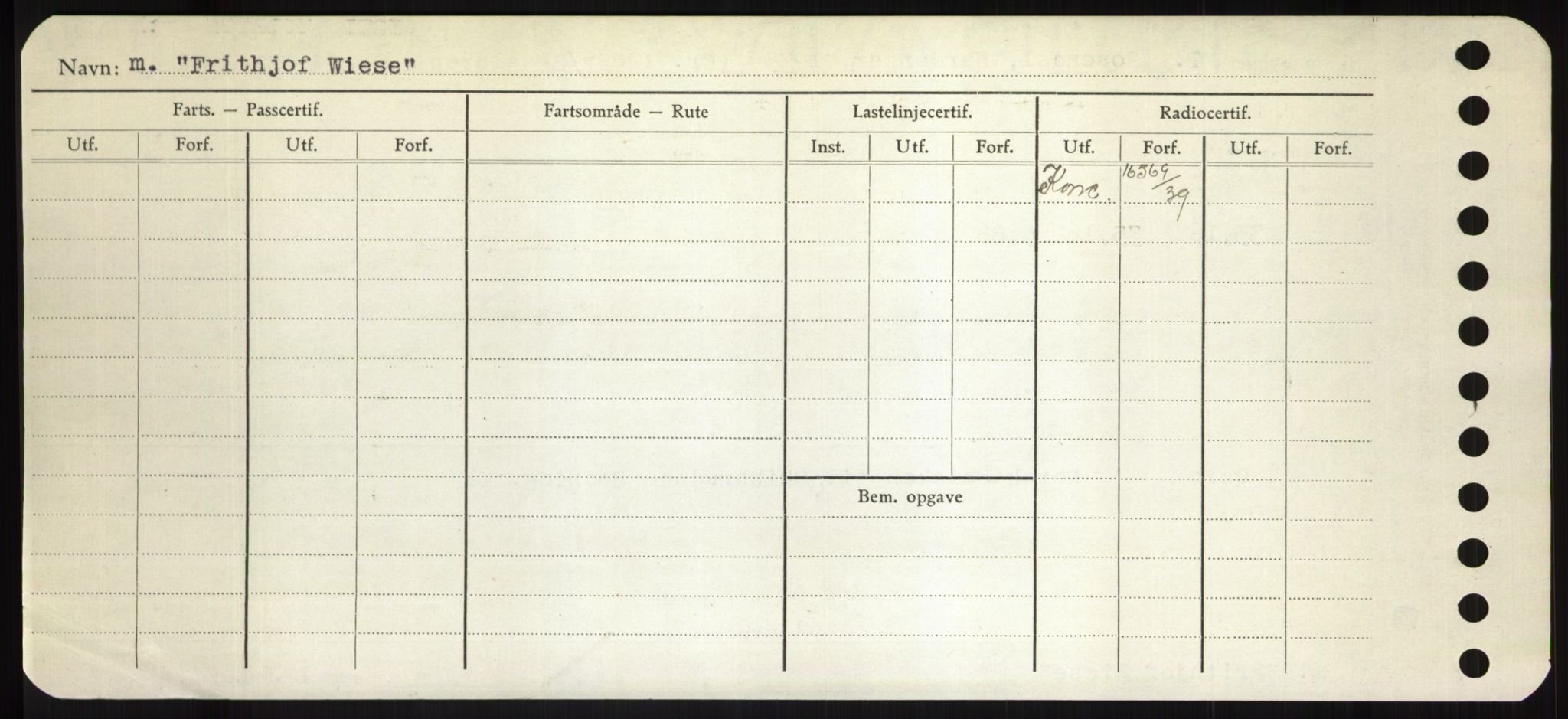 Sjøfartsdirektoratet med forløpere, Skipsmålingen, RA/S-1627/H/Hd/L0011: Fartøy, Fla-Får, s. 488