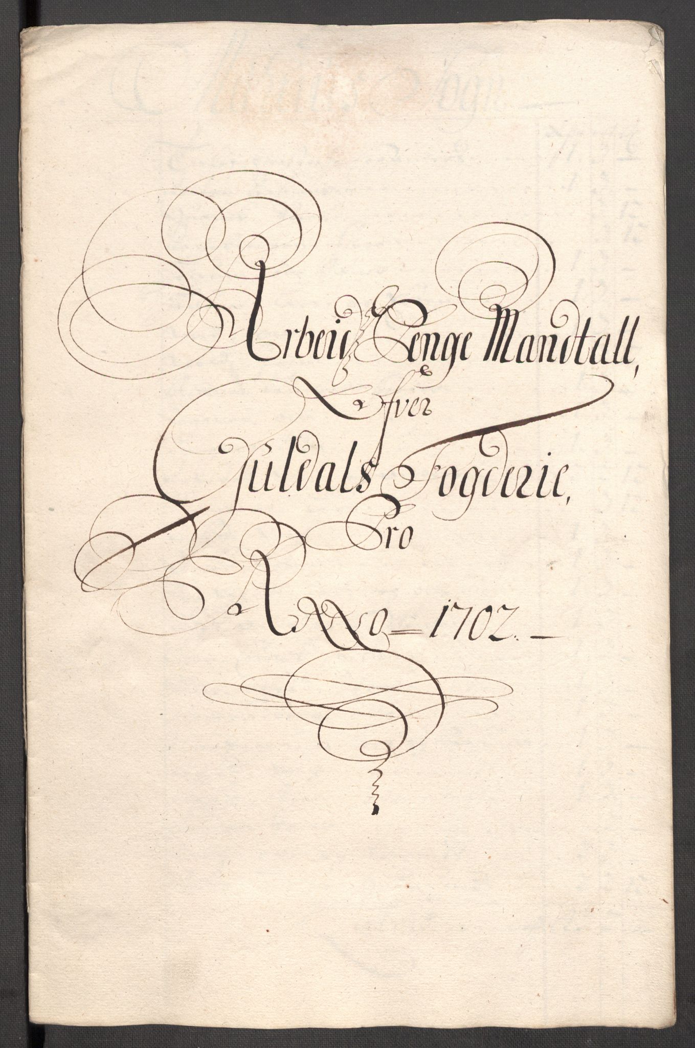 Rentekammeret inntil 1814, Reviderte regnskaper, Fogderegnskap, RA/EA-4092/R60/L3952: Fogderegnskap Orkdal og Gauldal, 1702, s. 314