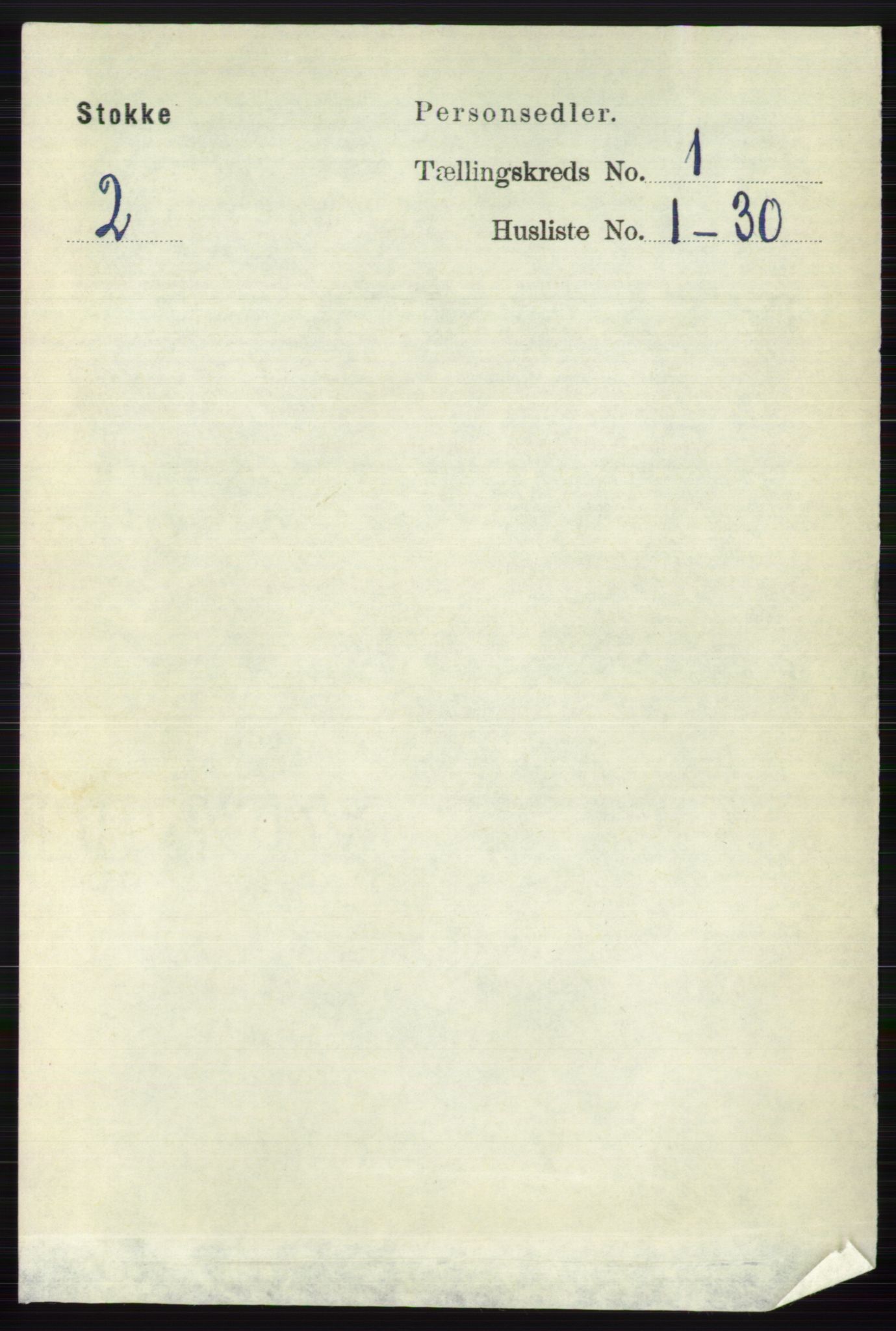 RA, Folketelling 1891 for 0720 Stokke herred, 1891, s. 160