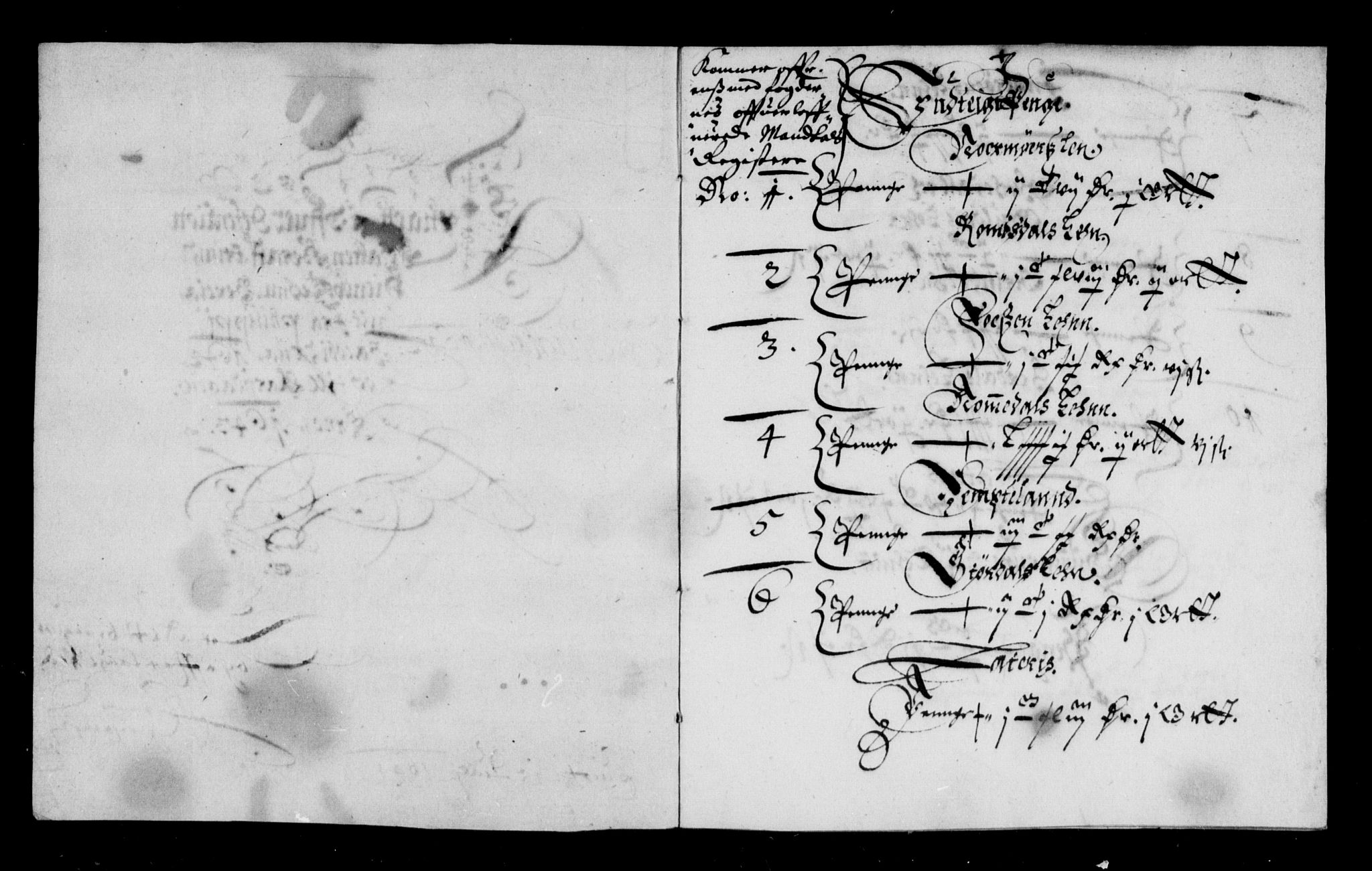 Rentekammeret inntil 1814, Reviderte regnskaper, Lensregnskaper, AV/RA-EA-5023/R/Rb/Rbw/L0077: Trondheim len, 1642-1644