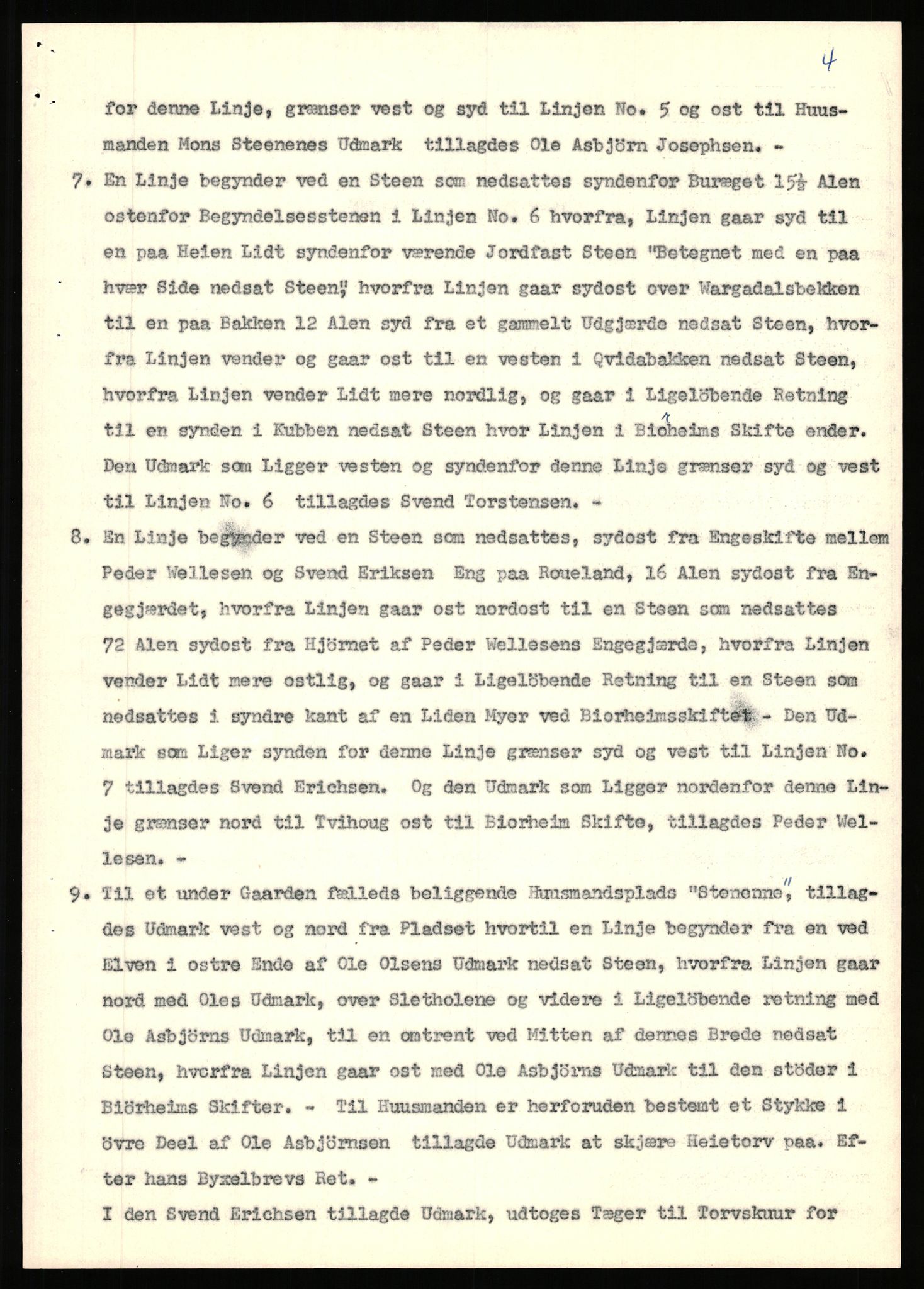Statsarkivet i Stavanger, AV/SAST-A-101971/03/Y/Yj/L0100: Avskrifter sortert etter gårdsnavn: Ålgård - Årsland, 1750-1930, s. 246