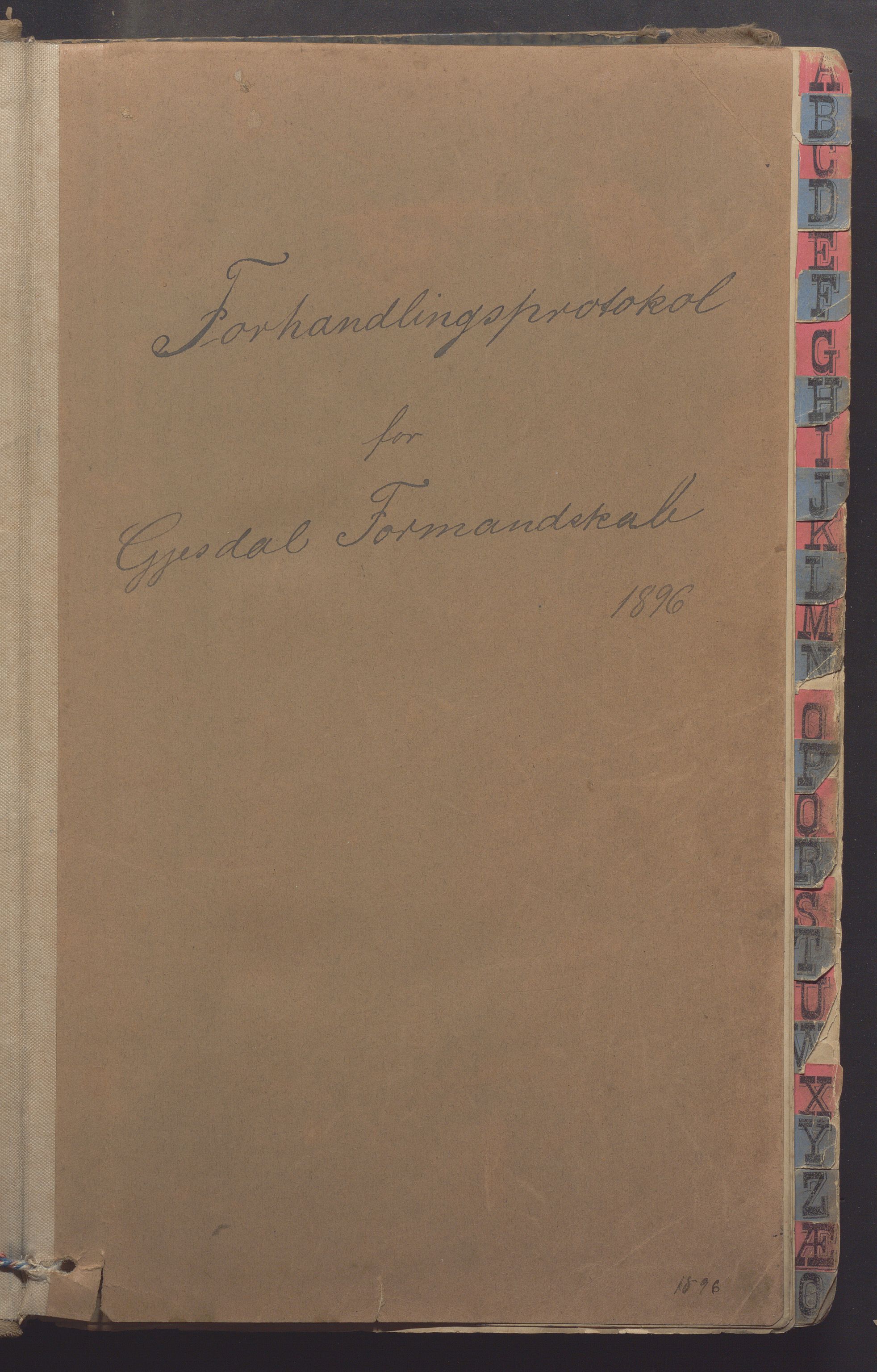 Gjesdal kommune - Formannskapet, IKAR/K-101383/A/Aa/L0003: Møtebok, 1896-1906