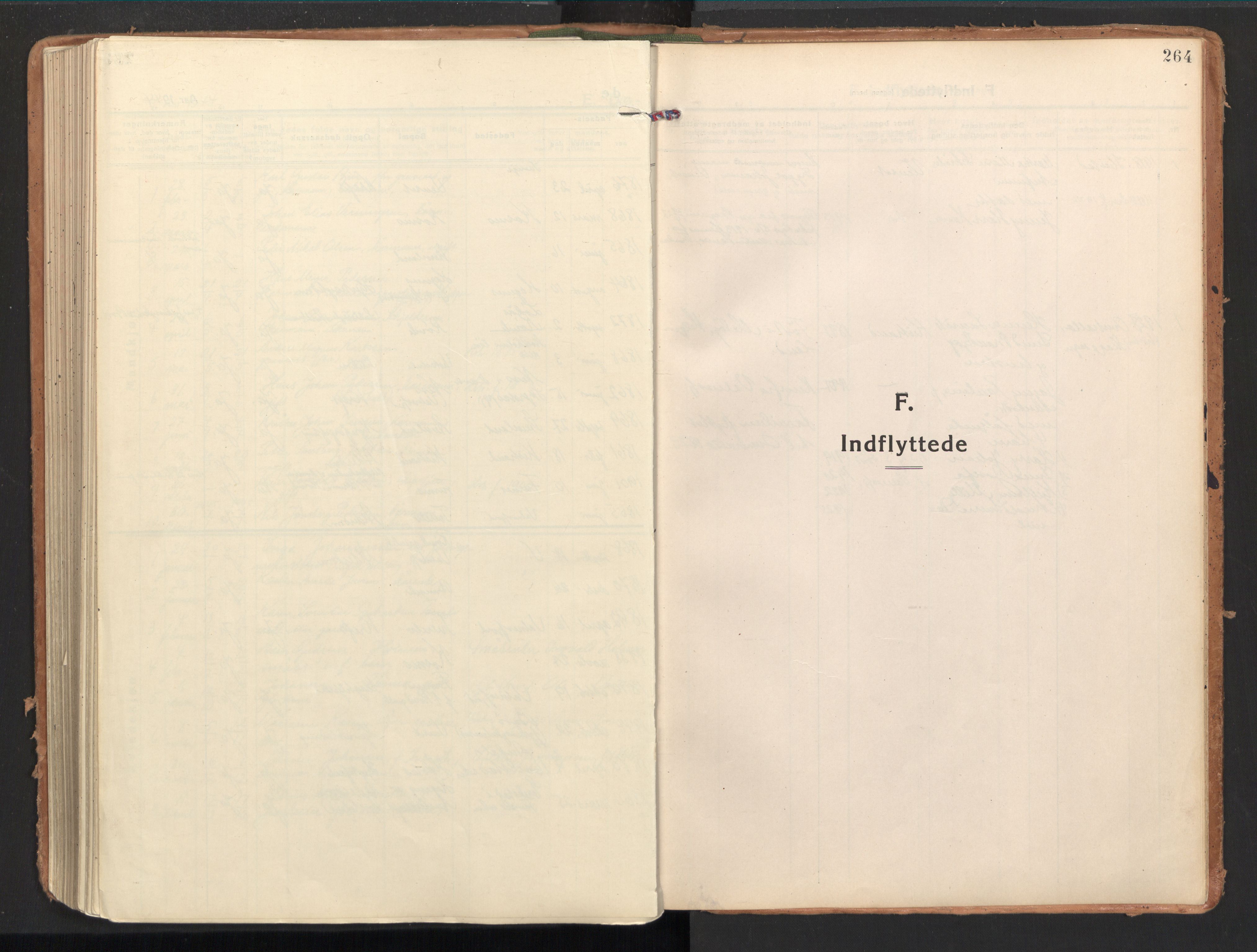 Ministerialprotokoller, klokkerbøker og fødselsregistre - Nordland, SAT/A-1459/851/L0725: Ministerialbok nr. 851A02, 1922-1944, s. 264