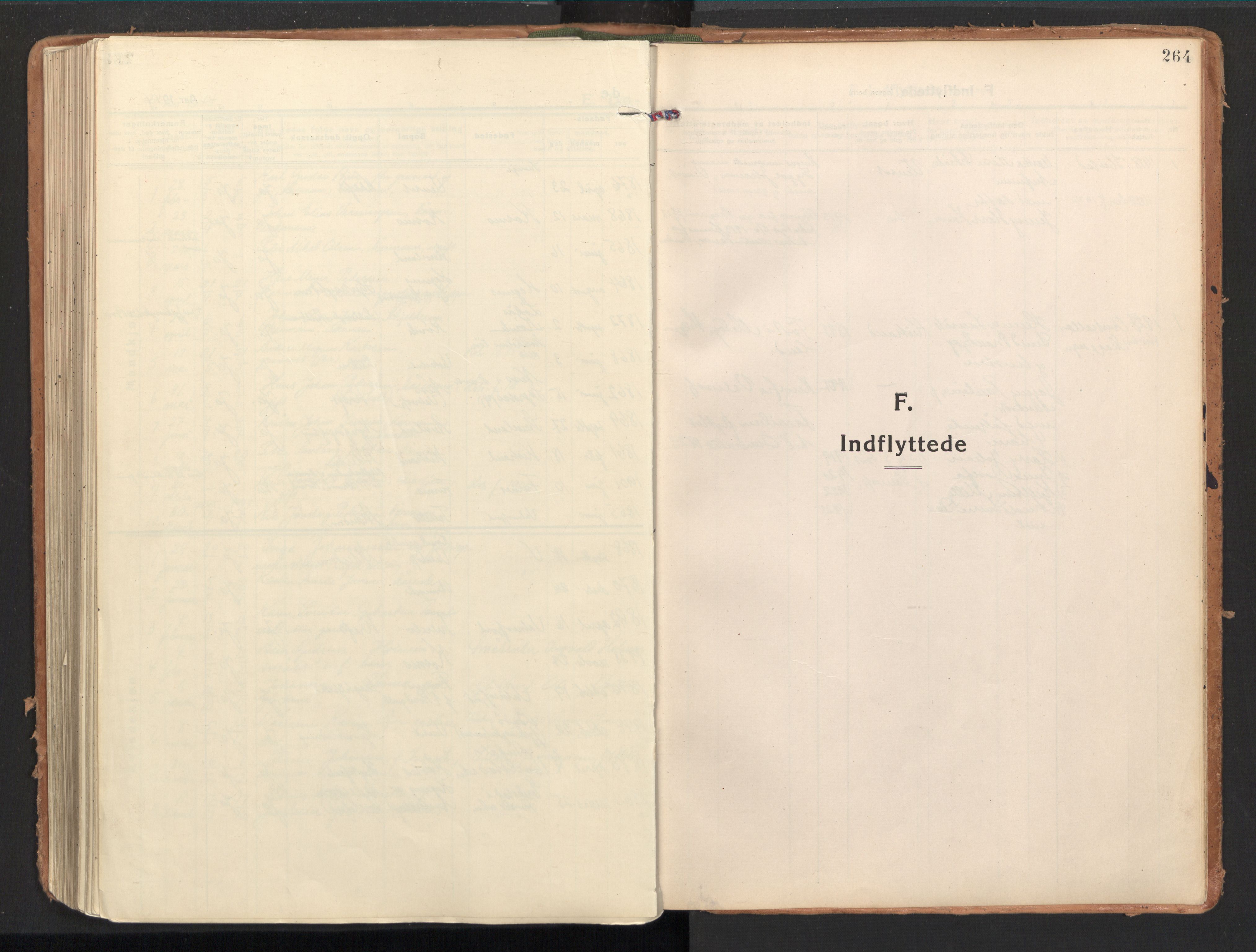 Ministerialprotokoller, klokkerbøker og fødselsregistre - Nordland, AV/SAT-A-1459/851/L0725: Ministerialbok nr. 851A02, 1922-1944, s. 264