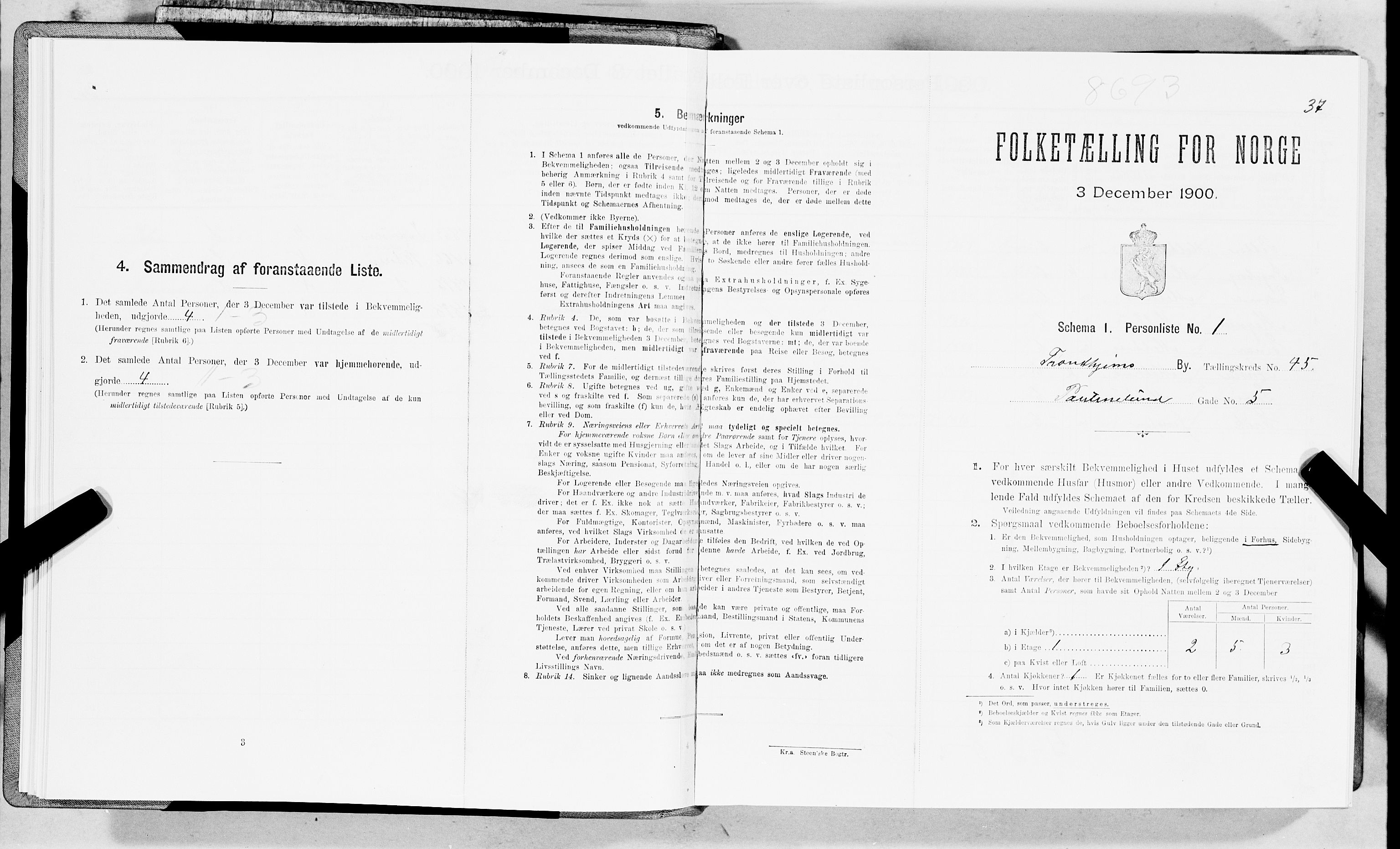 SAT, Folketelling 1900 for 1601 Trondheim kjøpstad, 1900, s. 7340