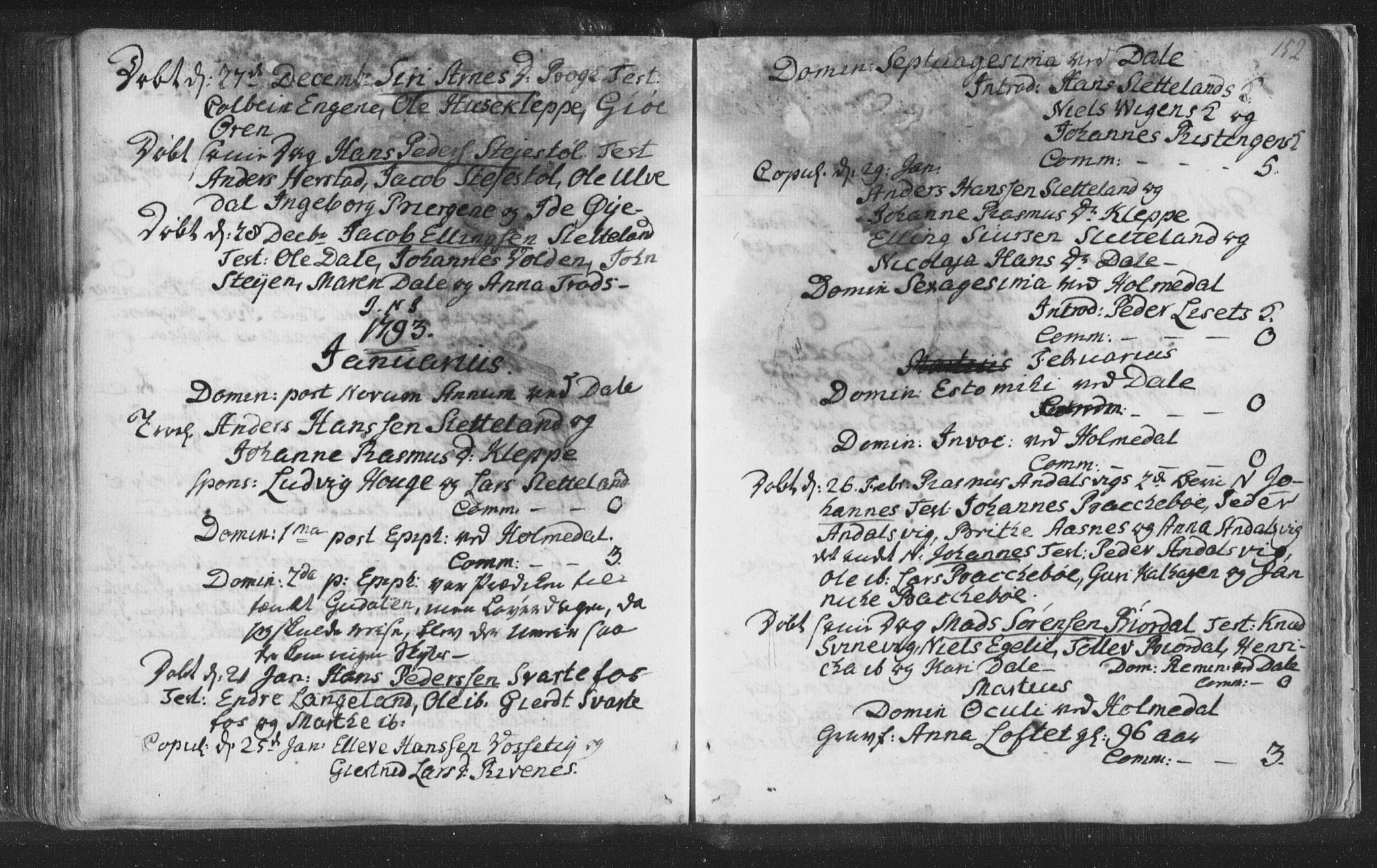 Fjaler sokneprestembete, SAB/A-79801/H/Haa/Haaa/L0002: Ministerialbok nr. A 2, 1779-1798, s. 152