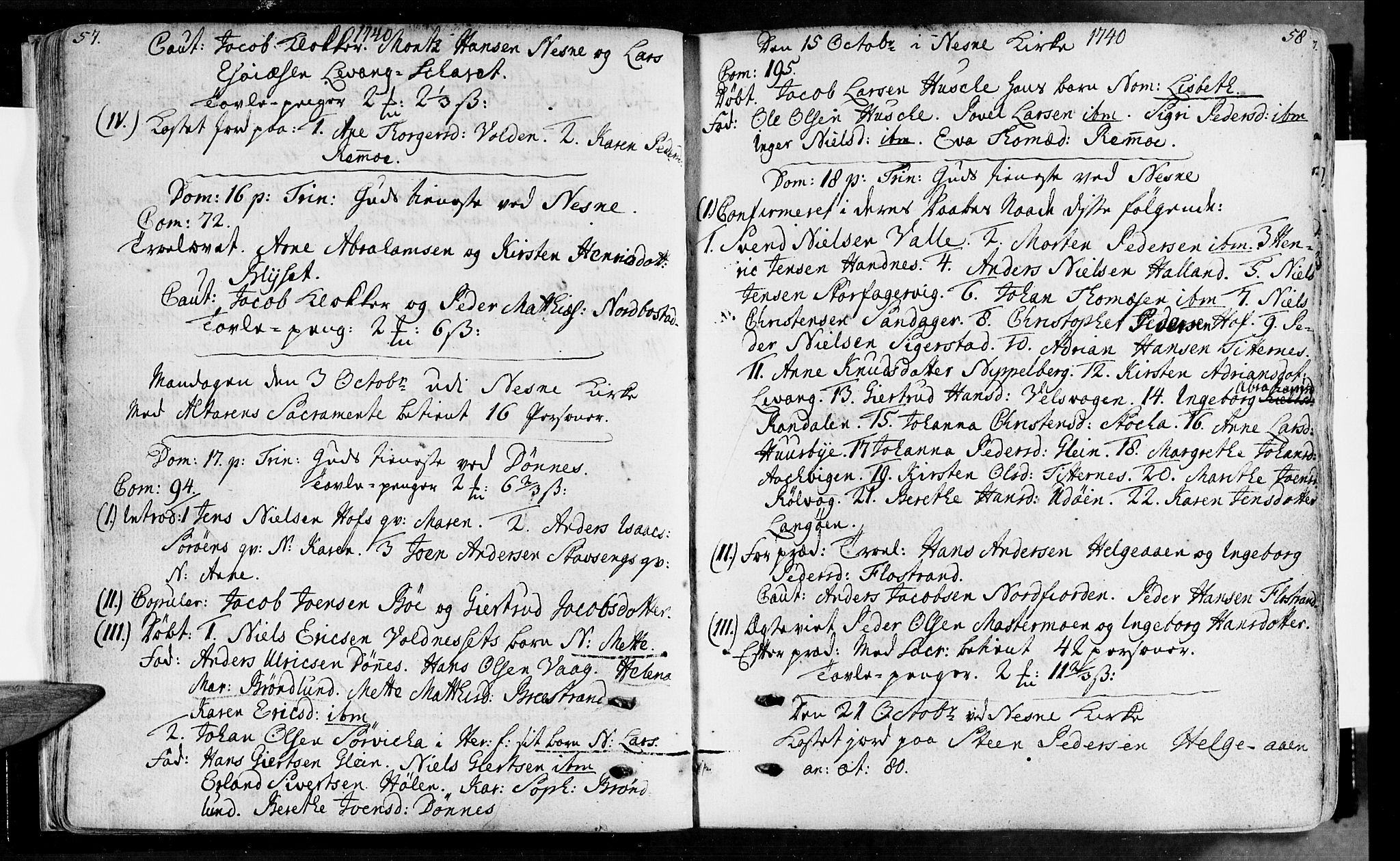 Ministerialprotokoller, klokkerbøker og fødselsregistre - Nordland, AV/SAT-A-1459/838/L0543: Ministerialbok nr. 838A02, 1738-1769, s. 57-58
