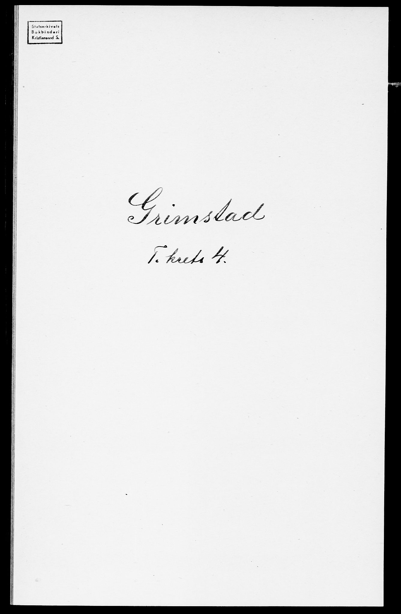 SAK, Folketelling 1875 for 0904B Fjære prestegjeld, Grimstad kjøpstad, 1875, s. 393