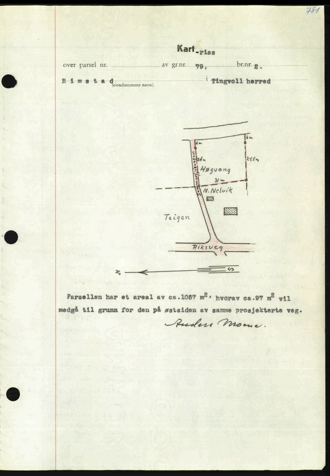 Nordmøre sorenskriveri, AV/SAT-A-4132/1/2/2Ca: Pantebok nr. A115, 1950-1950, Dagboknr: 2402/1950