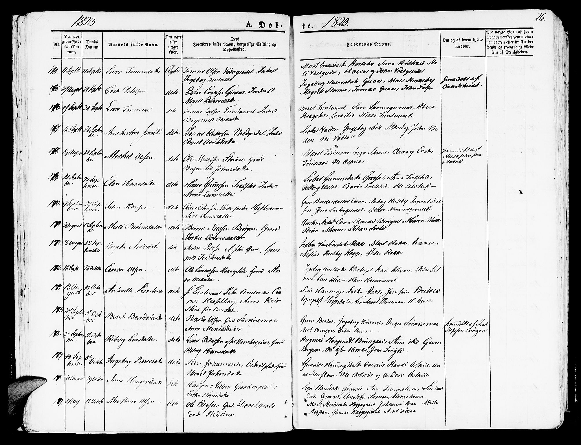 Ministerialprotokoller, klokkerbøker og fødselsregistre - Nord-Trøndelag, SAT/A-1458/709/L0070: Ministerialbok nr. 709A10, 1820-1832, s. 26