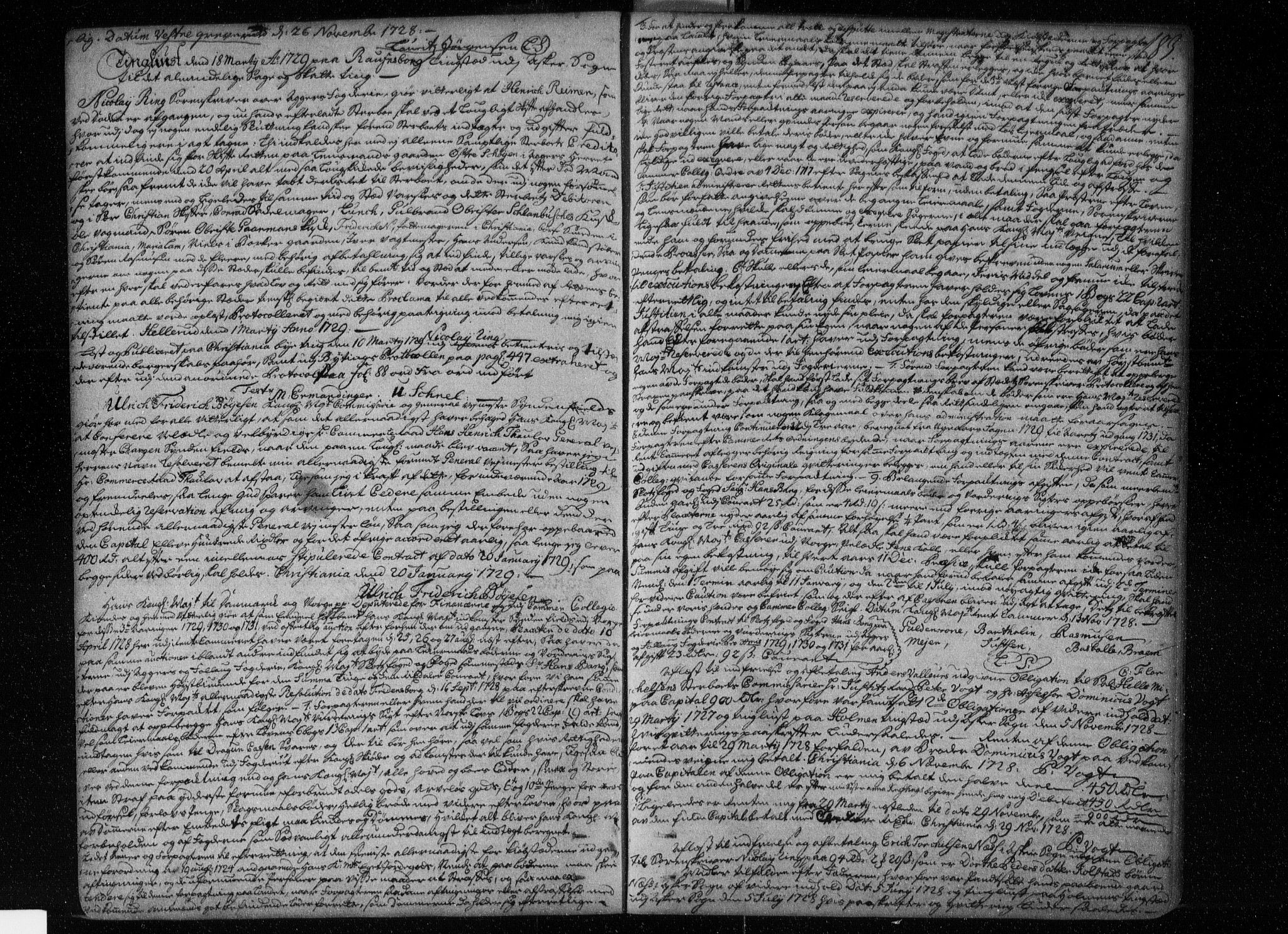 Aker sorenskriveri, SAO/A-10895/G/Gb/Gba/L0001: Pantebok nr. I 1, 1710-1740, s. 183