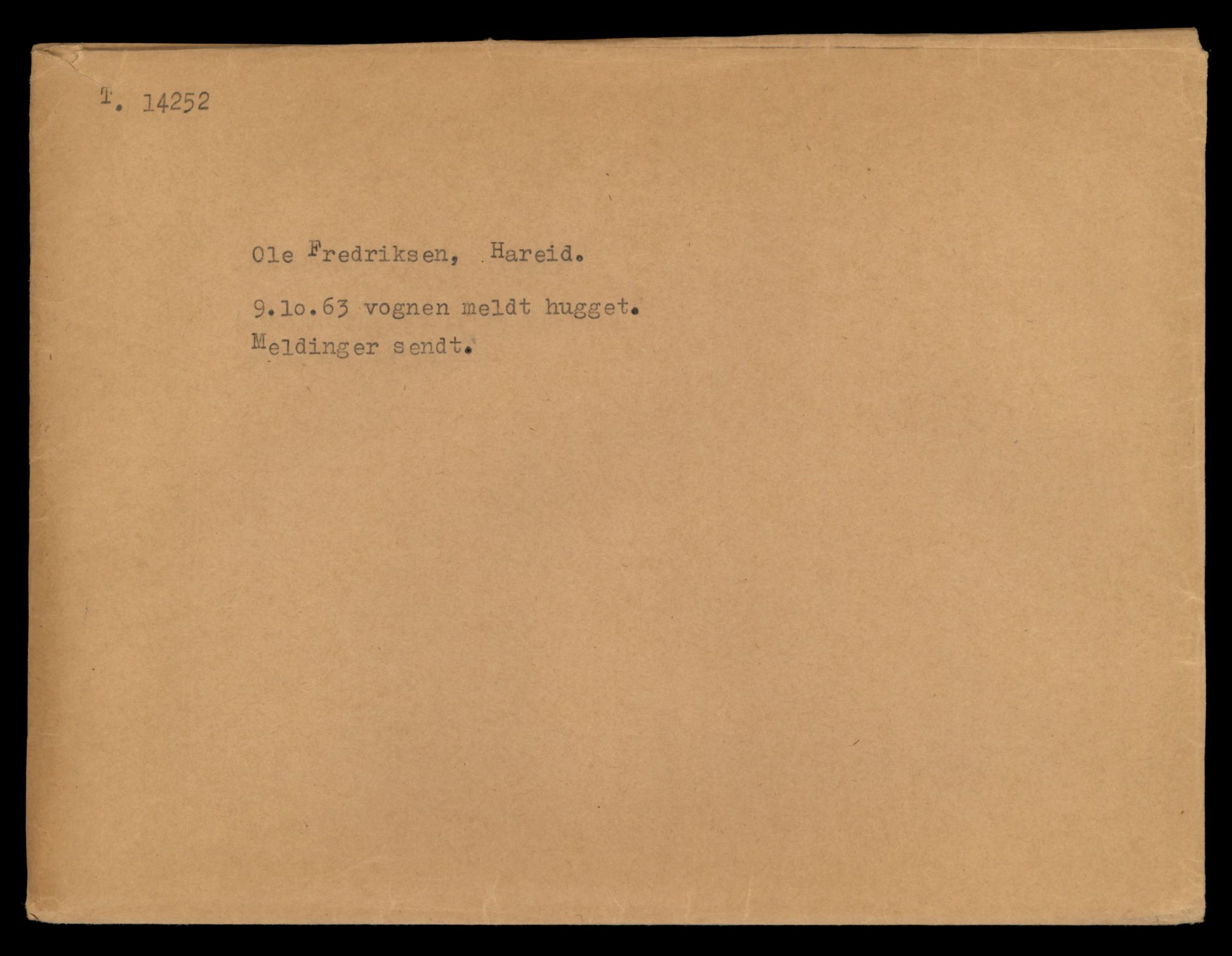 Møre og Romsdal vegkontor - Ålesund trafikkstasjon, AV/SAT-A-4099/F/Fe/L0044: Registreringskort for kjøretøy T 14205 - T 14319, 1927-1998, s. 1400