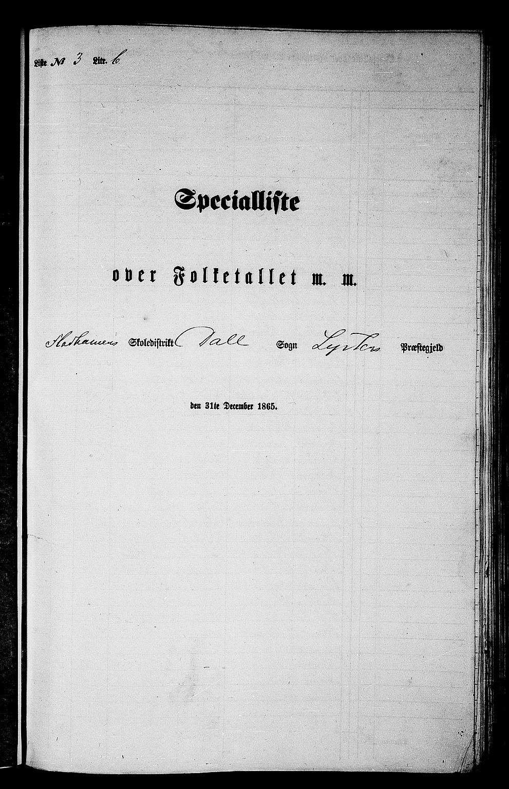 RA, Folketelling 1865 for 1426P Luster prestegjeld, 1865, s. 64