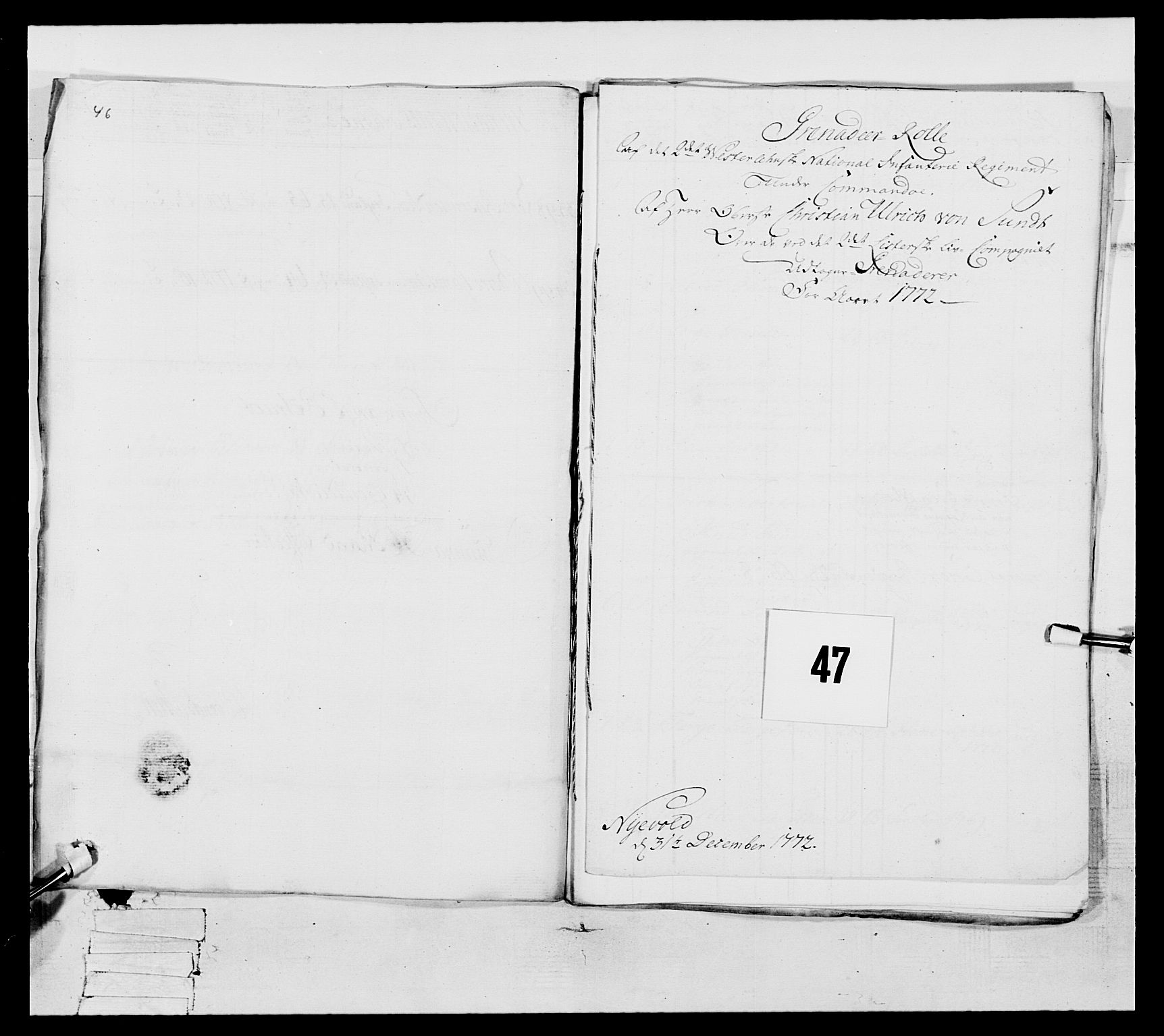 Generalitets- og kommissariatskollegiet, Det kongelige norske kommissariatskollegium, AV/RA-EA-5420/E/Eh/L0105: 2. Vesterlenske nasjonale infanteriregiment, 1766-1773, s. 212