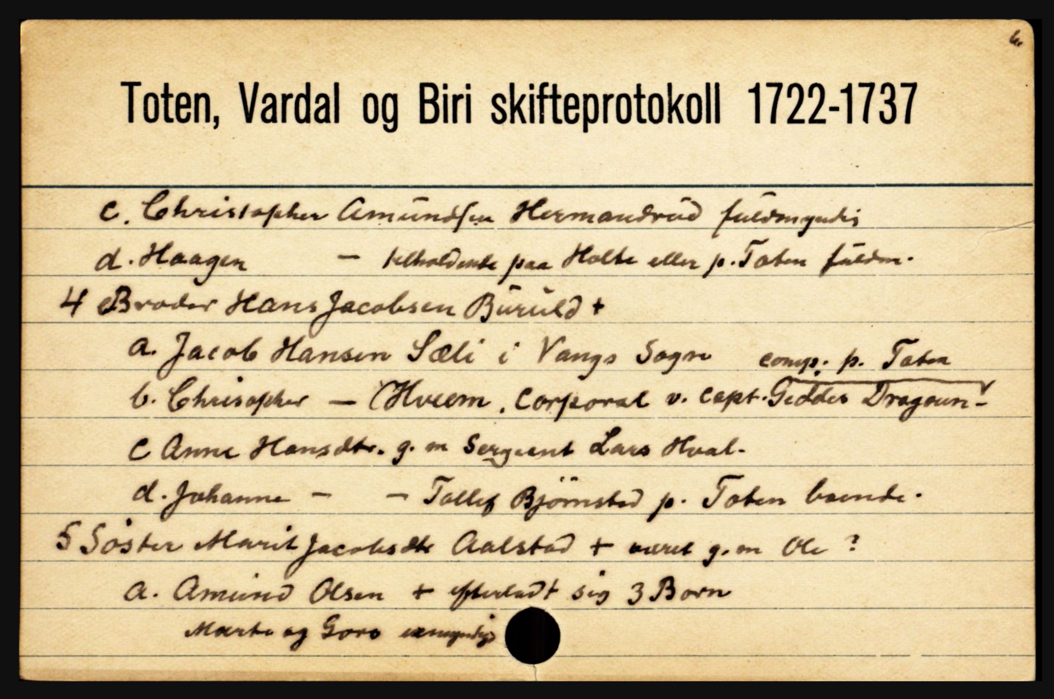 Toten tingrett, SAH/TING-006/J, 1657-1903, s. 13695