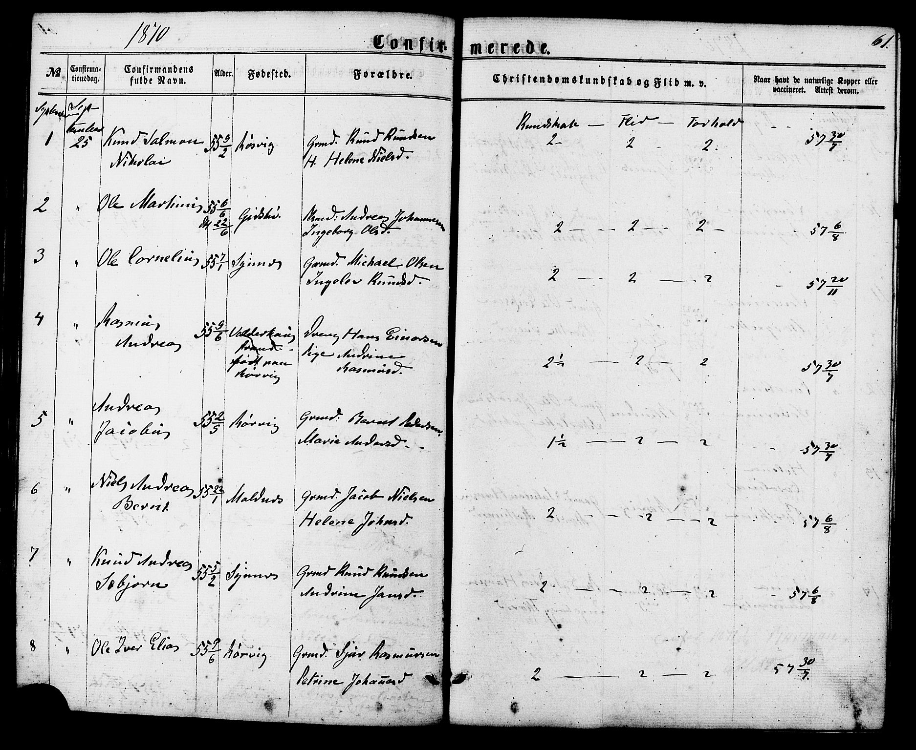 Ministerialprotokoller, klokkerbøker og fødselsregistre - Møre og Romsdal, SAT/A-1454/537/L0518: Ministerialbok nr. 537A02, 1862-1876, s. 61