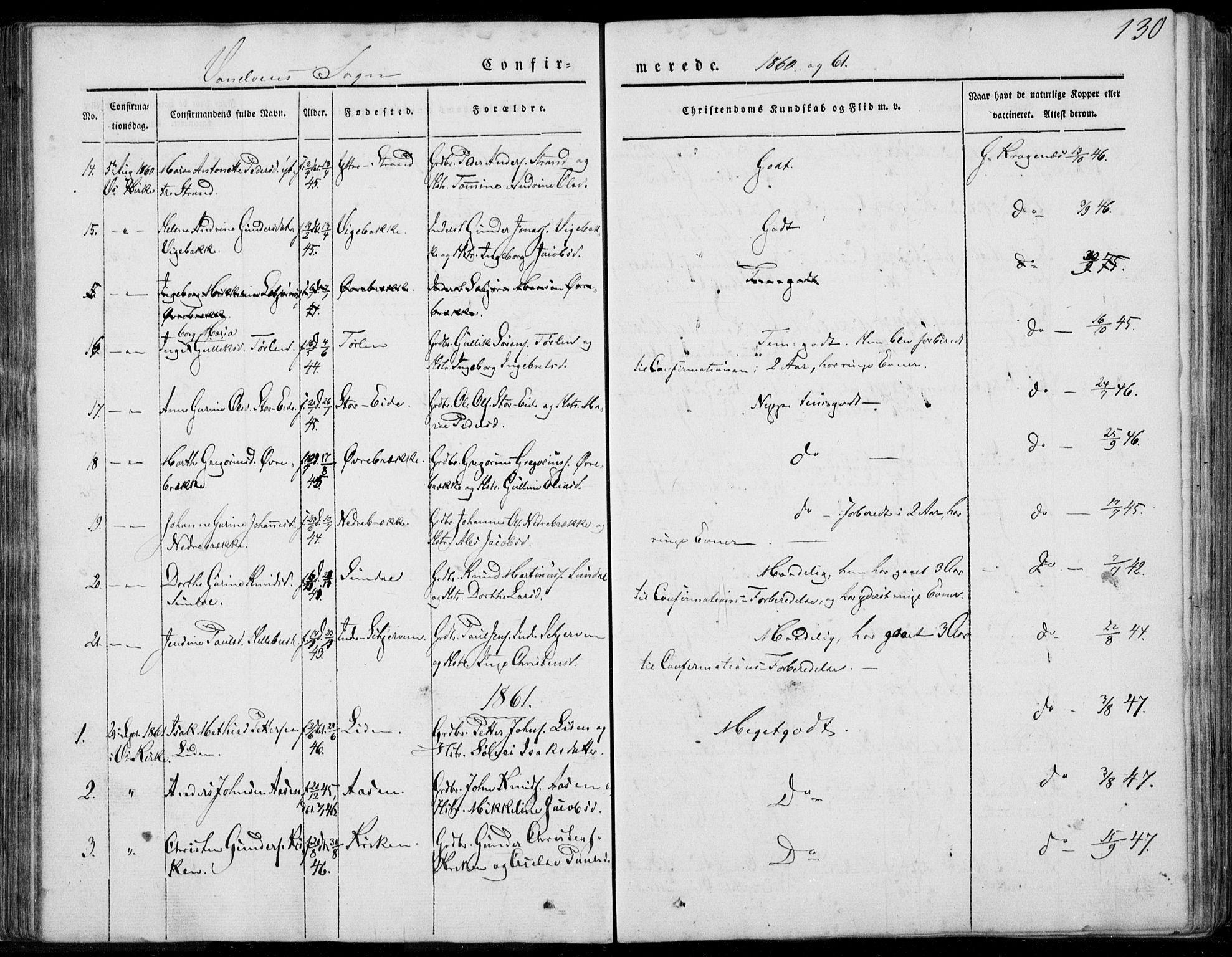 Ministerialprotokoller, klokkerbøker og fødselsregistre - Møre og Romsdal, AV/SAT-A-1454/501/L0006: Ministerialbok nr. 501A06, 1844-1868, s. 130